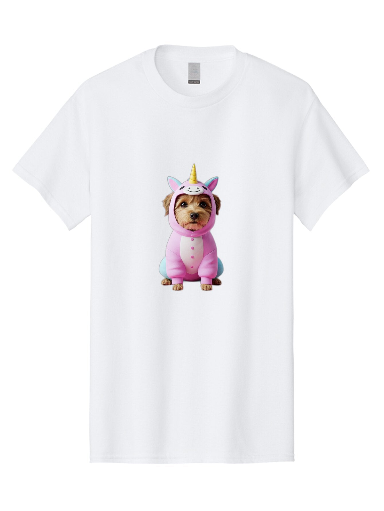 Dog-In-Unicorn-Costume-1 Men'S Graphic Tee, 100% Cotton, Comfortable Casual Summer Wear, Machine Washable, Vintage Camera, Old Camera, Antique Camera, Black Camera, Classic Photography, Photography Equipment, Nostalgic Device, Film Camera, Baq709 2