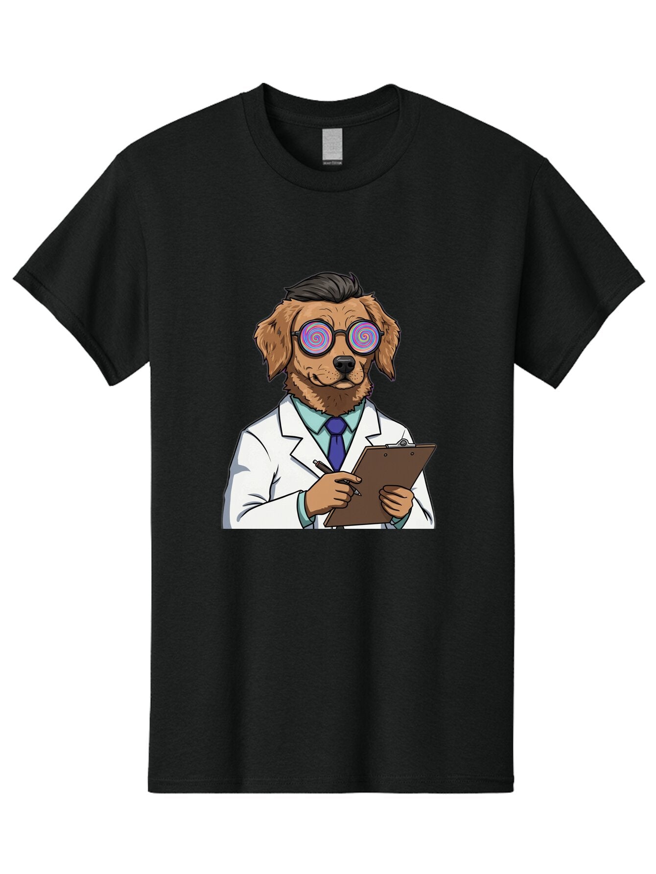 Dog-Scientist-1 Men'S Graphic Tee, 100% Cotton, Comfortable Casual Summer Wear, Machine Washable, Vintage Camera, Old Camera, Antique Camera, Black Camera, Classic Photography, Photography Equipment, Nostalgic Device, Film Camera, Camera Art Baq712 12