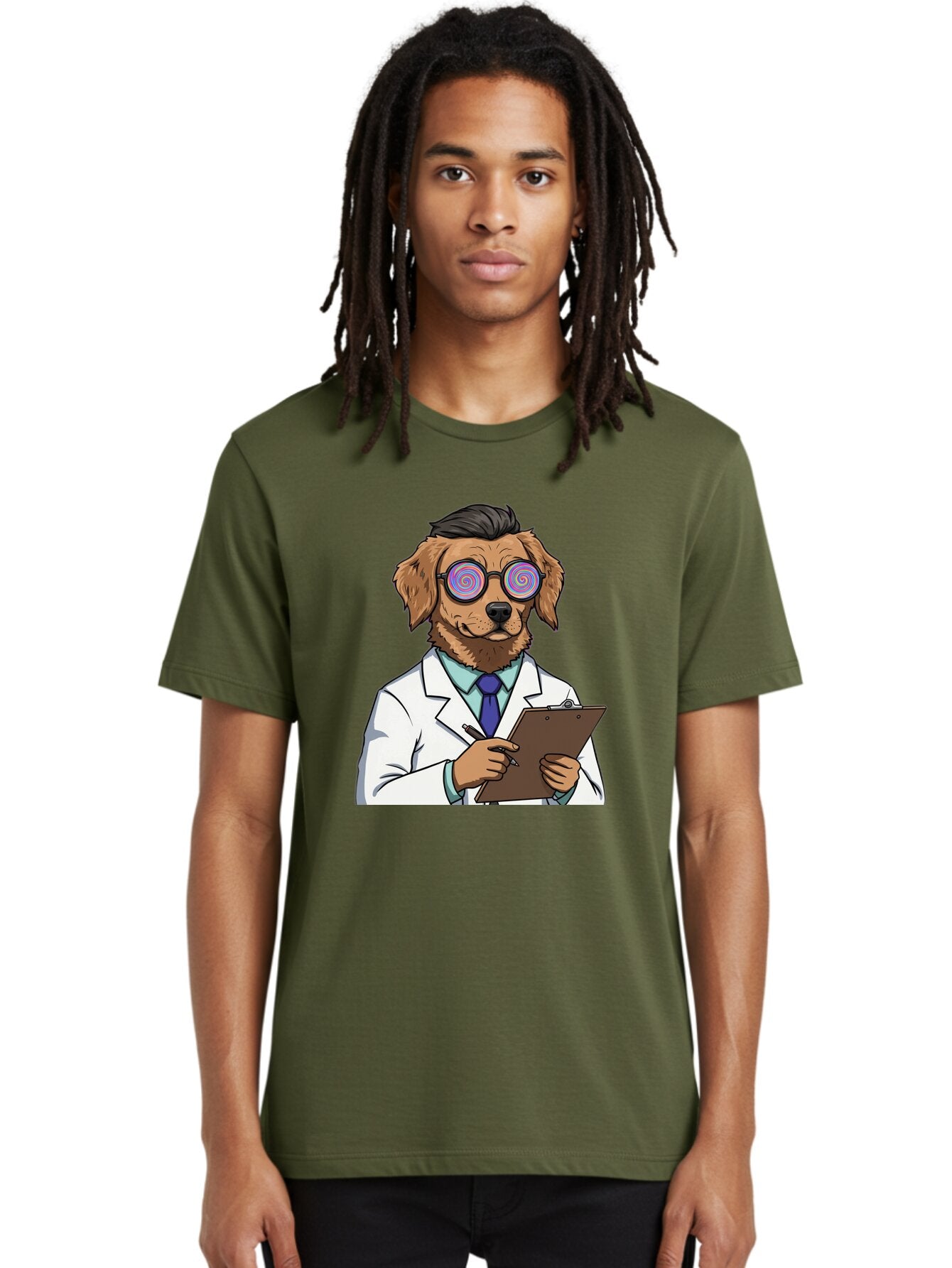 Dog-Scientist-1 Men'S Graphic Tee, 100% Cotton, Comfortable Casual Summer Wear, Machine Washable, Vintage Camera, Old Camera, Antique Camera, Black Camera, Classic Photography, Photography Equipment, Nostalgic Device, Film Camera, Camera Art Baq712 30