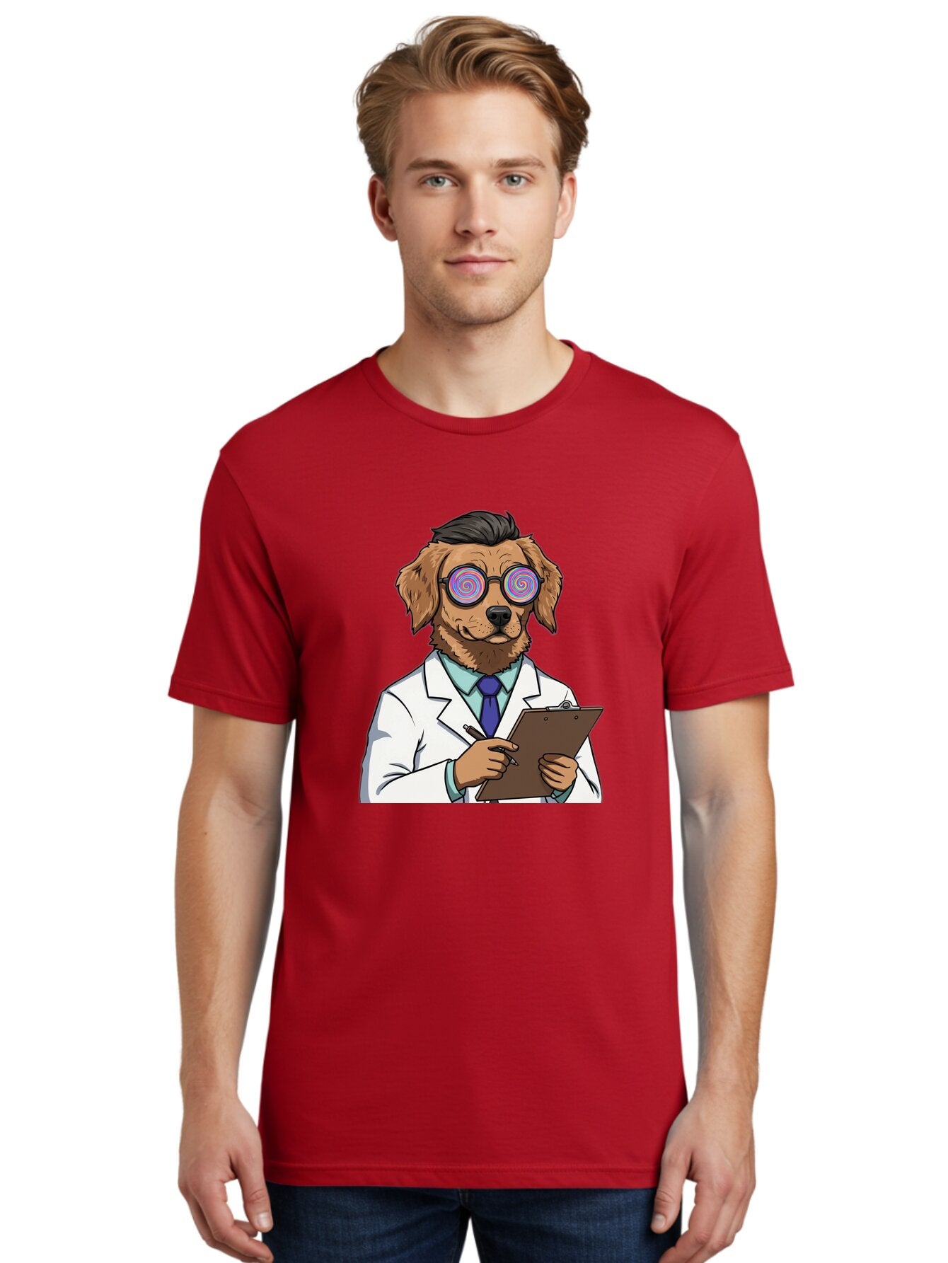 Dog-Scientist-1 Men'S Graphic Tee, 100% Cotton, Comfortable Casual Summer Wear, Machine Washable, Vintage Camera, Old Camera, Antique Camera, Black Camera, Classic Photography, Photography Equipment, Nostalgic Device, Film Camera, Camera Art Baq712 27