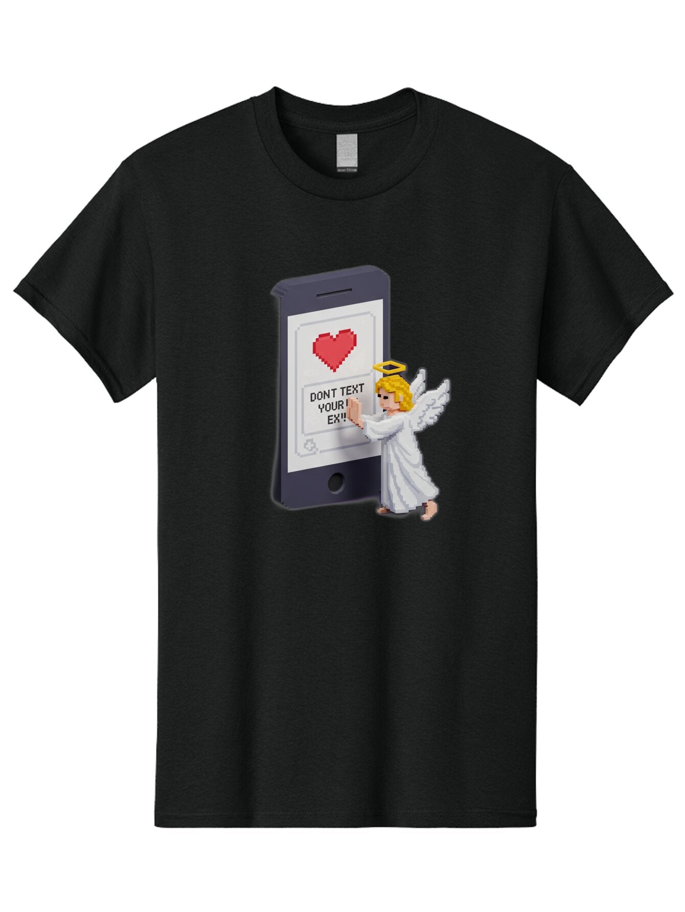 Don-T-Text-Your-Ex-1 Men'S Graphic Tee, 100% Cotton, Comfortable Casual Summer Wear, Machine Washable, Vintage Camera, Old Camera, Antique Camera, Black Camera, Classic Photography, Photography Equipment, Nostalgic Device, Film Camera, Baq715 3
