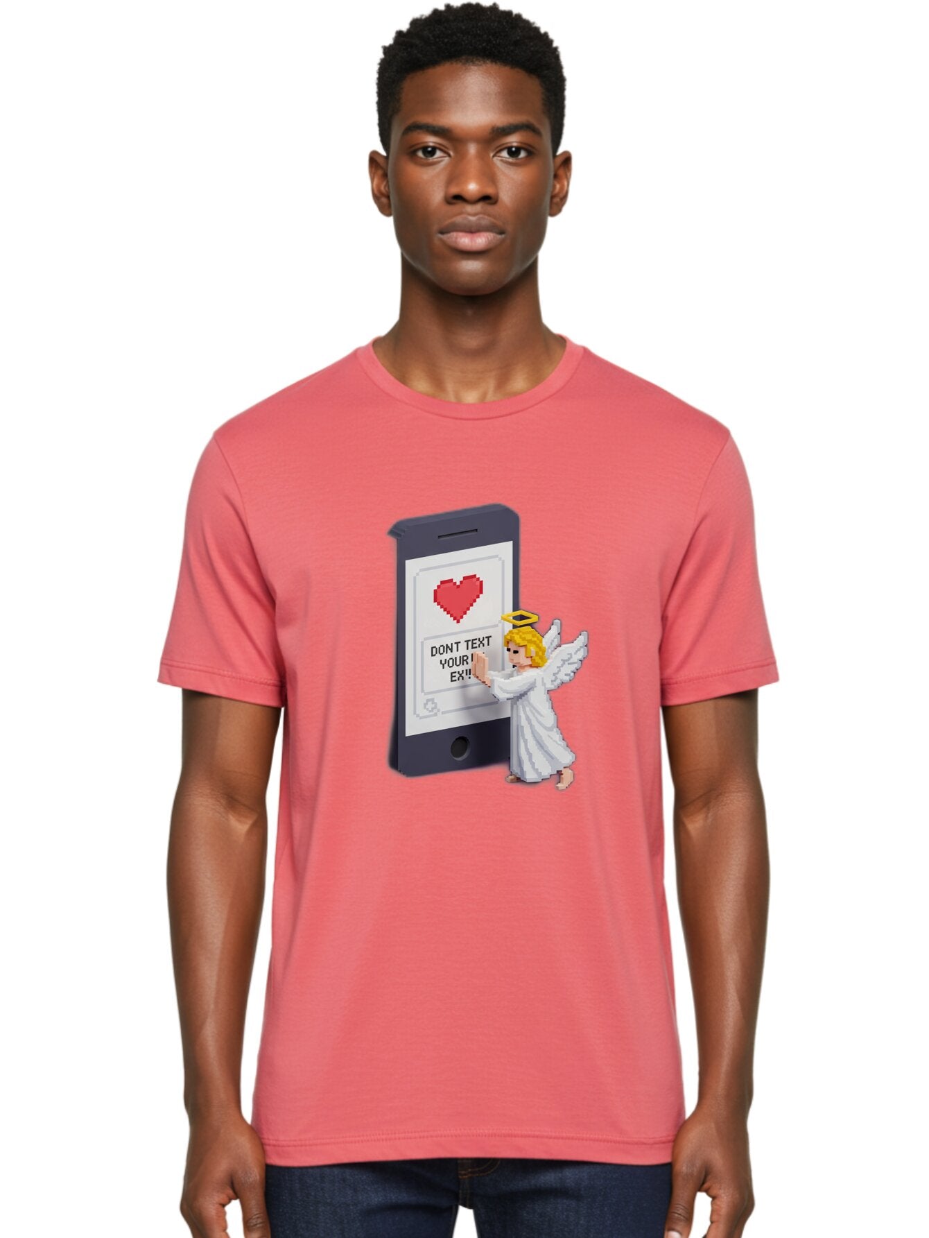 Don-T-Text-Your-Ex-1 Men'S Graphic Tee, 100% Cotton, Comfortable Casual Summer Wear, Machine Washable, Vintage Camera, Old Camera, Antique Camera, Black Camera, Classic Photography, Photography Equipment, Nostalgic Device, Film Camera, Baq715 29