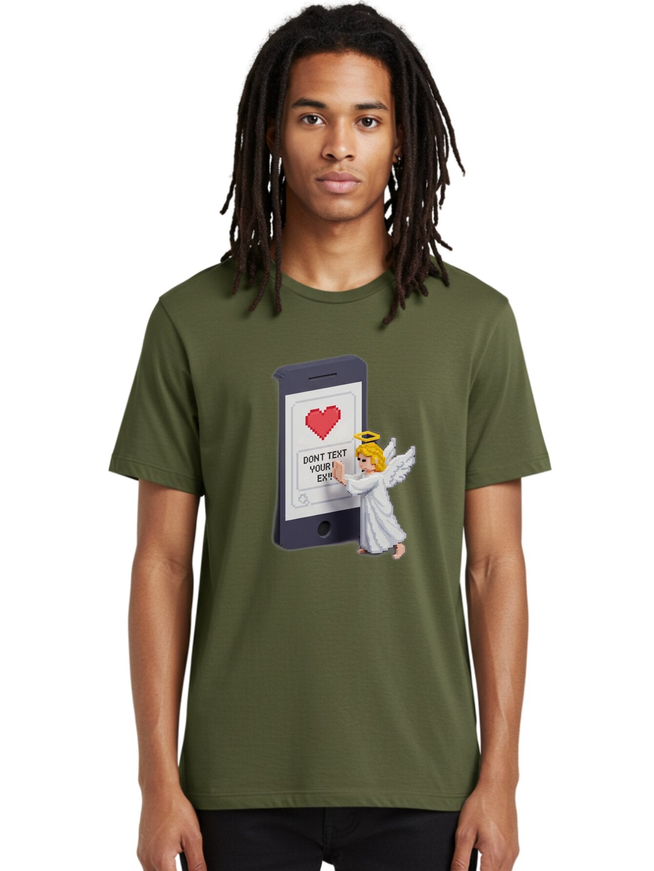 Don-T-Text-Your-Ex-1 Men'S Graphic Tee, 100% Cotton, Comfortable Casual Summer Wear, Machine Washable, Vintage Camera, Old Camera, Antique Camera, Black Camera, Classic Photography, Photography Equipment, Nostalgic Device, Film Camera, Baq715 20