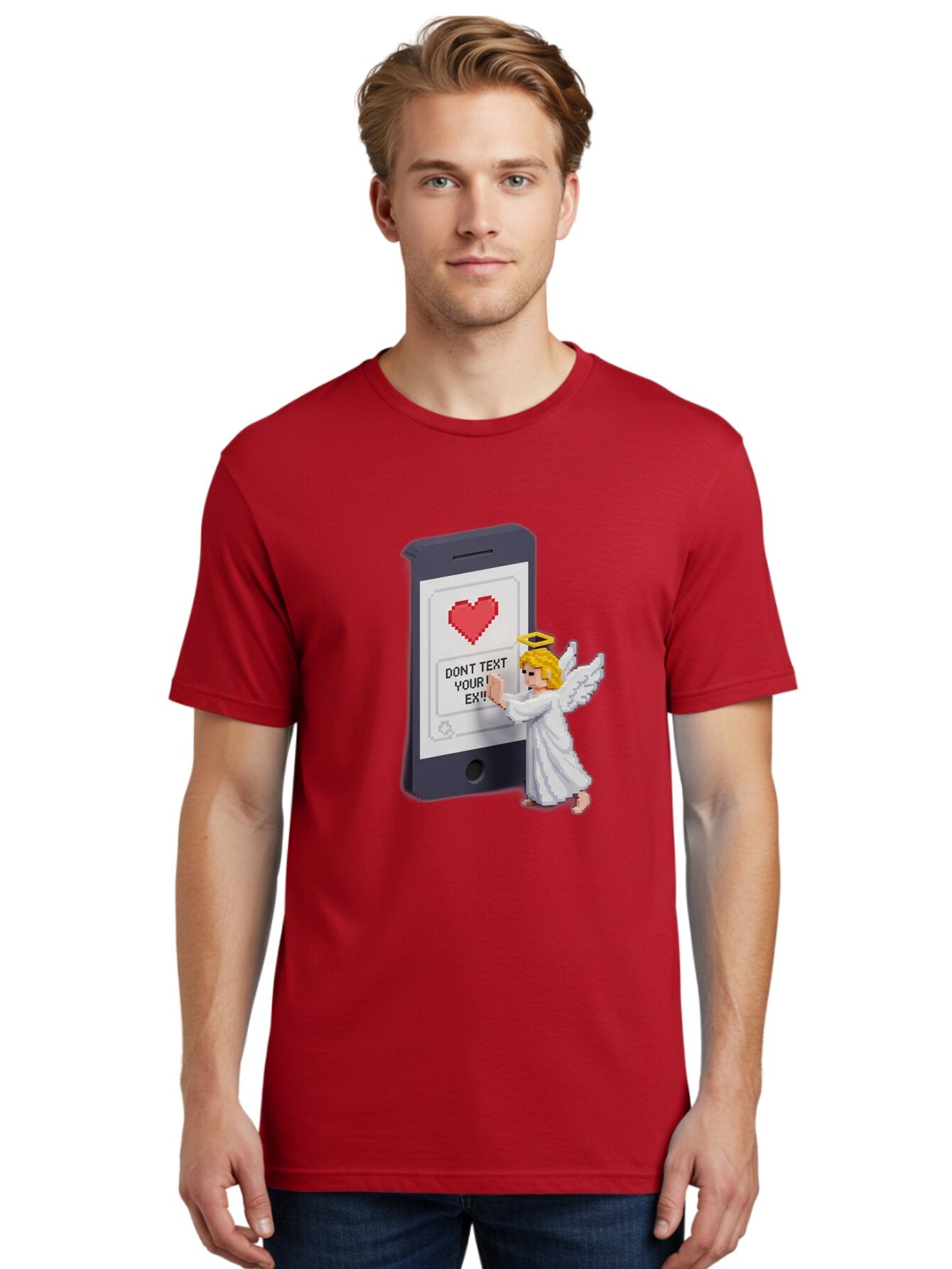 Don-T-Text-Your-Ex-1 Men'S Graphic Tee, 100% Cotton, Comfortable Casual Summer Wear, Machine Washable, Vintage Camera, Old Camera, Antique Camera, Black Camera, Classic Photography, Photography Equipment, Nostalgic Device, Film Camera, Baq715 25