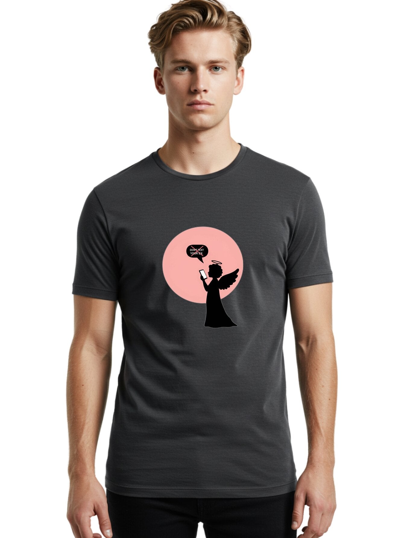 Don-T-Text-Your-Ex Men'S Graphic Tee, 100% Cotton, Comfortable Casual Summer Wear, Machine Washable, Vintage Camera, Old Camera, Antique Camera, Black Camera, Classic Photography, Photography Equipment, Nostalgic Device, Film Camera, Baq716 19
