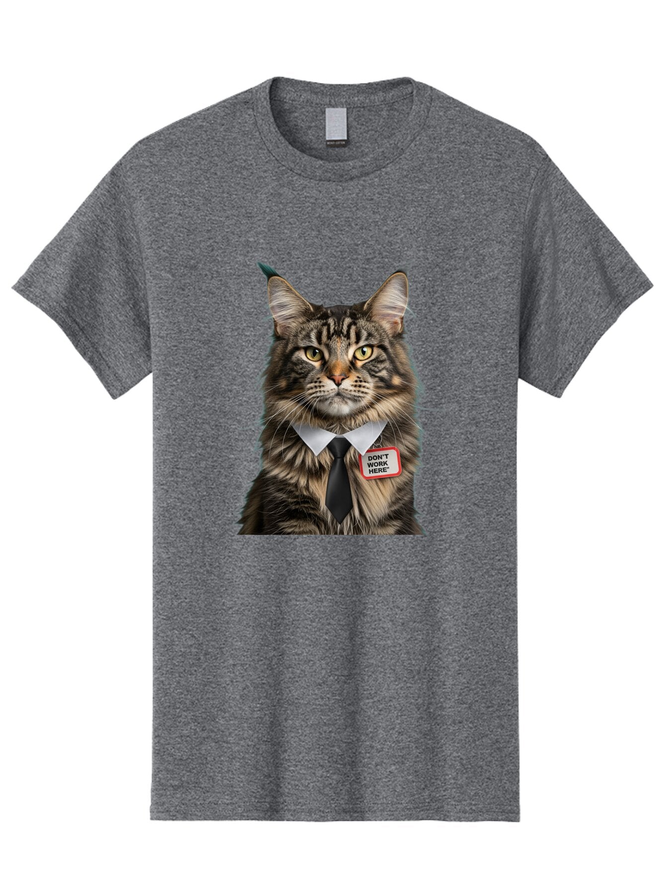 Don-T-Work-Here-Cat-1 Men'S Graphic Tee, 100% Cotton, Comfortable Casual Summer Wear, Machine Washable, Vintage Camera, Old Camera, Antique Camera, Black Camera, Classic Photography, Photography Equipment, Nostalgic Device, Film Camera, Baq717 13