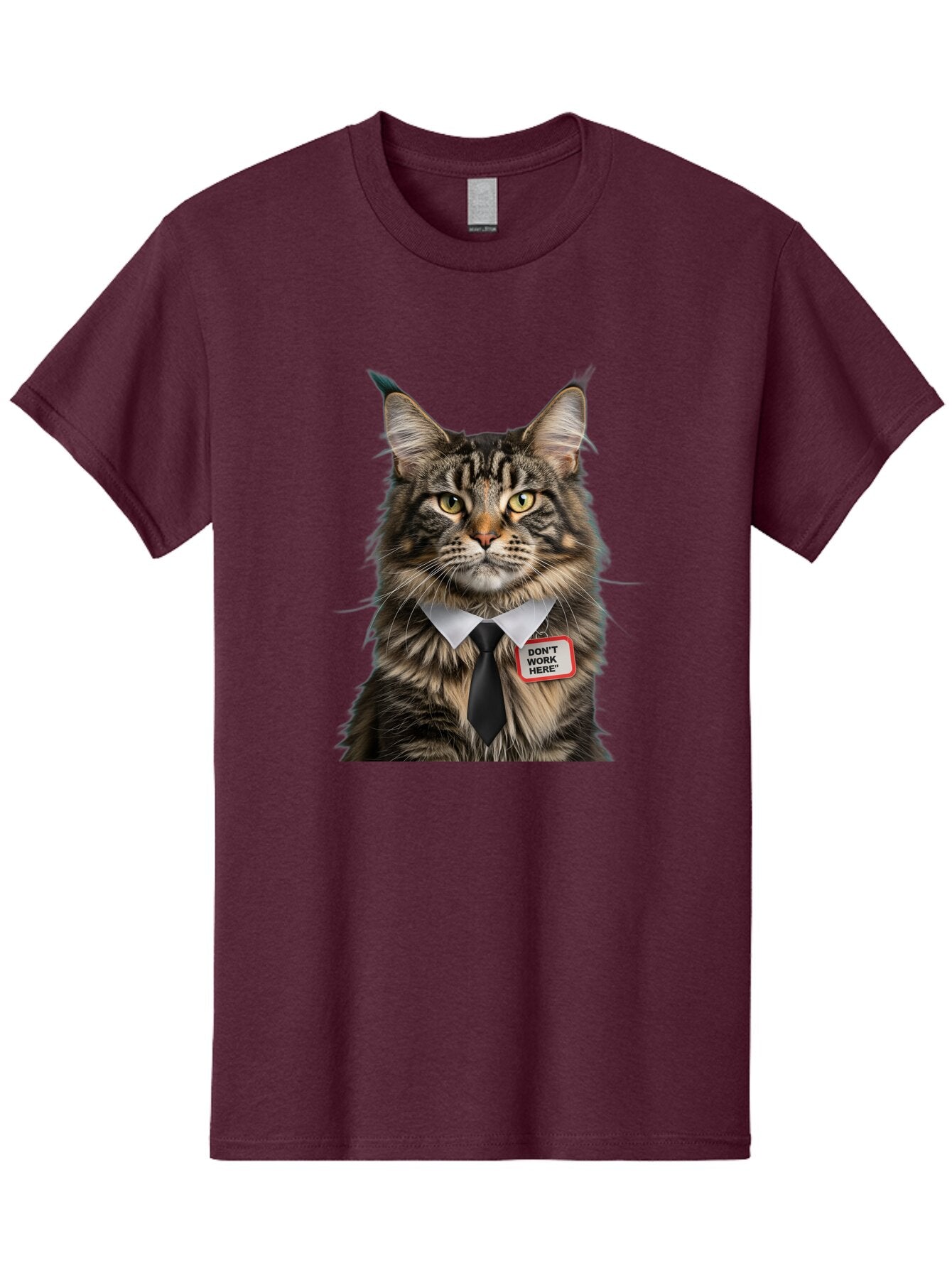 Don-T-Work-Here-Cat-1 Men'S Graphic Tee, 100% Cotton, Comfortable Casual Summer Wear, Machine Washable, Vintage Camera, Old Camera, Antique Camera, Black Camera, Classic Photography, Photography Equipment, Nostalgic Device, Film Camera, Baq717 5