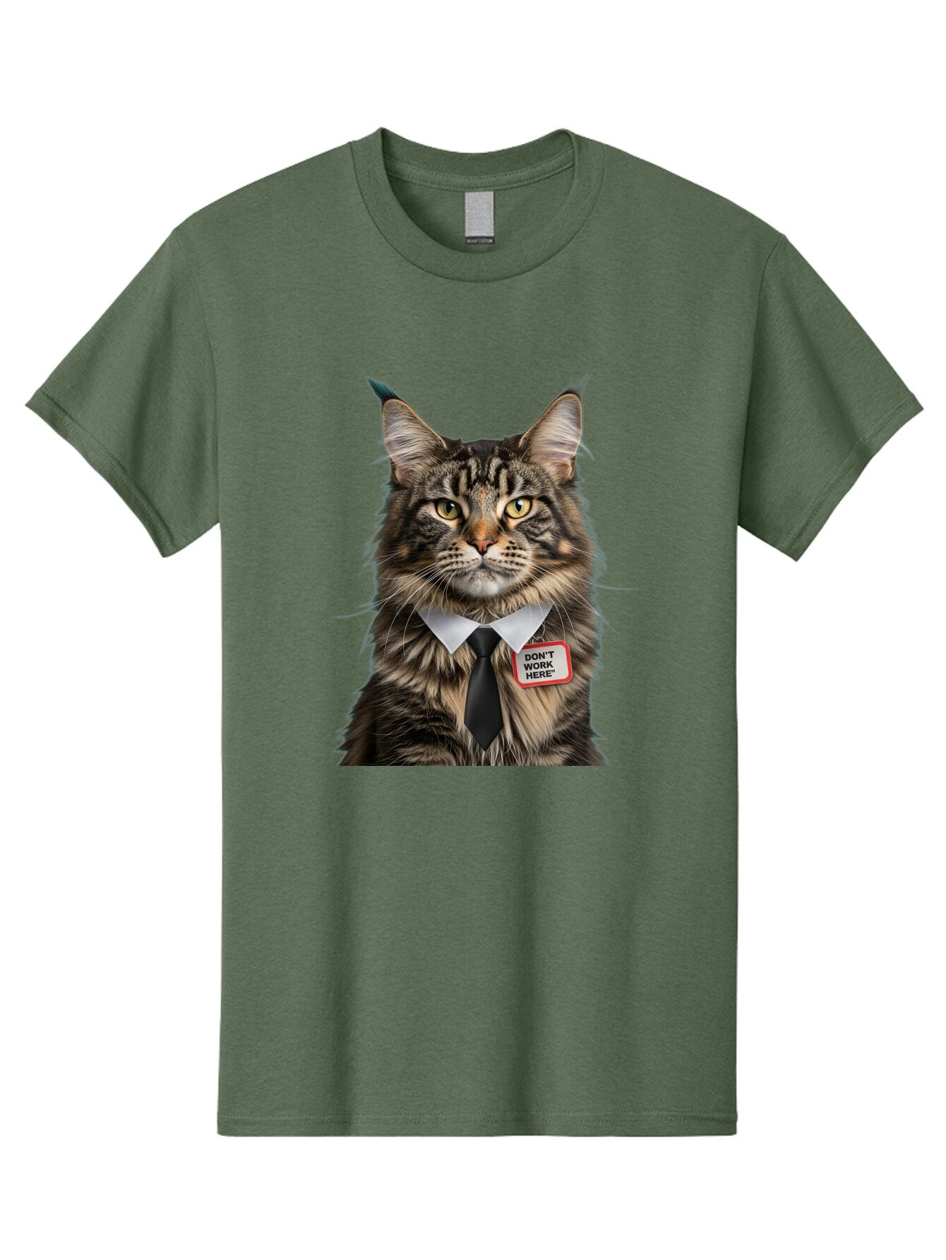 Don-T-Work-Here-Cat-1 Men'S Graphic Tee, 100% Cotton, Comfortable Casual Summer Wear, Machine Washable, Vintage Camera, Old Camera, Antique Camera, Black Camera, Classic Photography, Photography Equipment, Nostalgic Device, Film Camera, Baq717 12