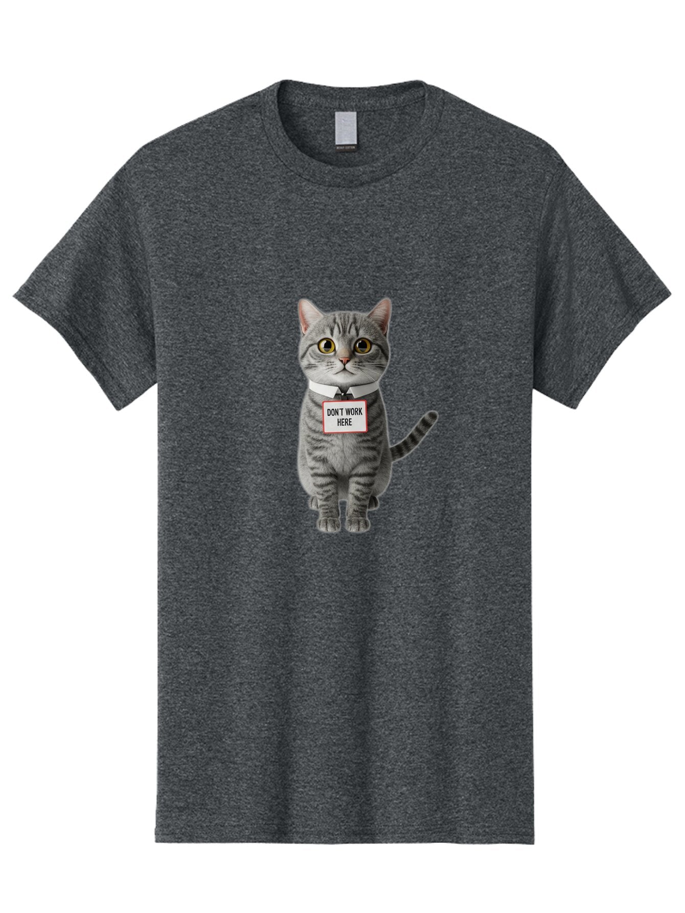 Don-T-Work-Here-Cat-3 Men'S Graphic Tee, 100% Cotton, Comfortable Casual Summer Wear, Machine Washable, Vintage Camera, Old Camera, Antique Camera, Black Camera, Classic Photography, Photography Equipment, Nostalgic Device, Film Camera, Baq719 14