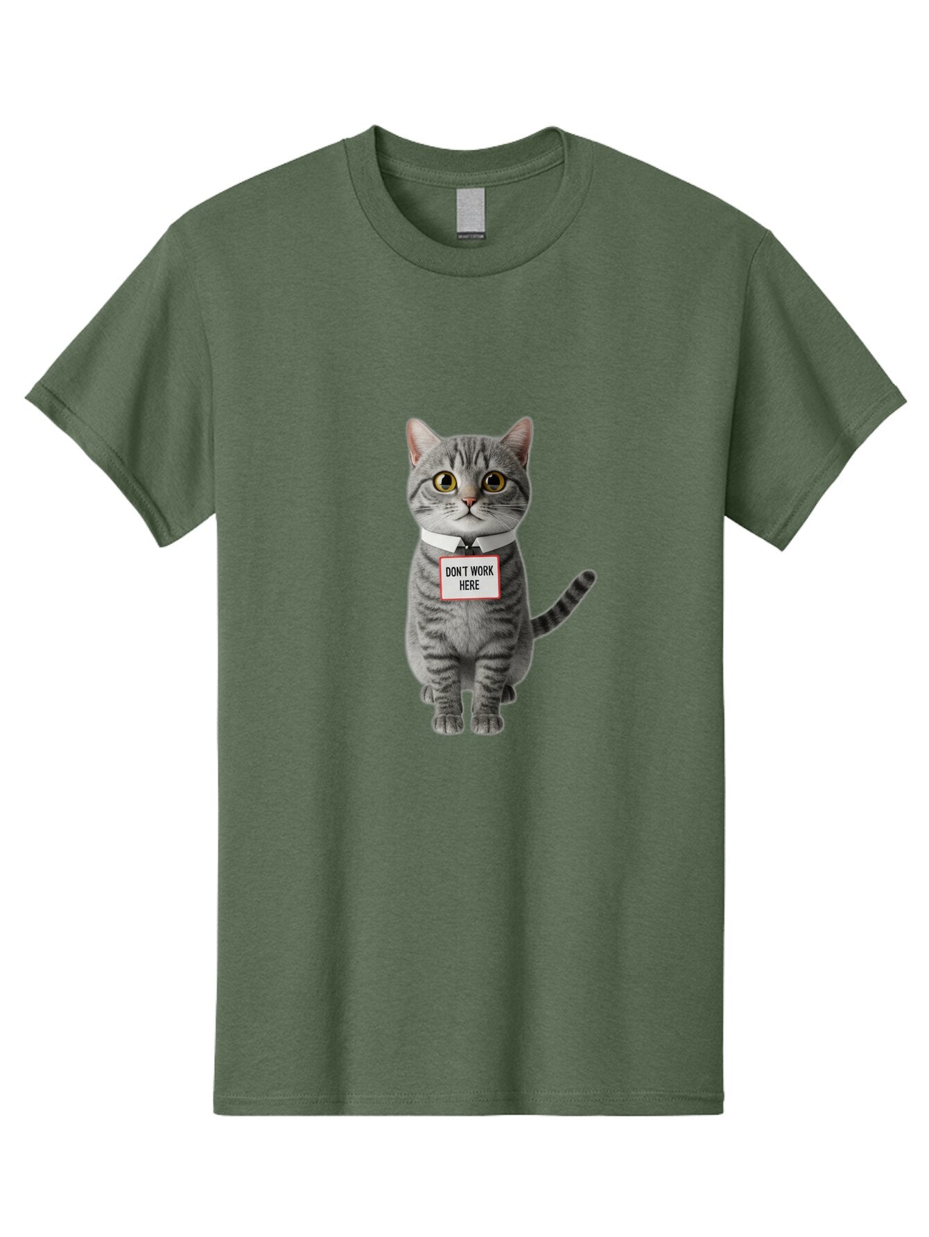 Don-T-Work-Here-Cat-3 Men'S Graphic Tee, 100% Cotton, Comfortable Casual Summer Wear, Machine Washable, Vintage Camera, Old Camera, Antique Camera, Black Camera, Classic Photography, Photography Equipment, Nostalgic Device, Film Camera, Baq719 9