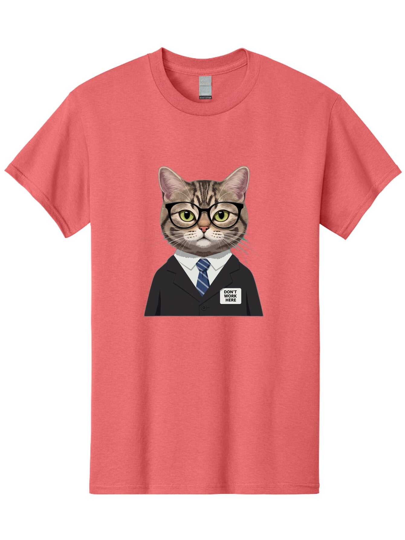 Don-T-Work-Here-Cat Men'S Graphic Tee, 100% Cotton, Comfortable Casual Summer Wear, Machine Washable, Vintage Camera, Old Camera, Antique Camera, Black Camera, Classic Photography, Photography Equipment, Nostalgic Device, Film Camera, Baq720 11