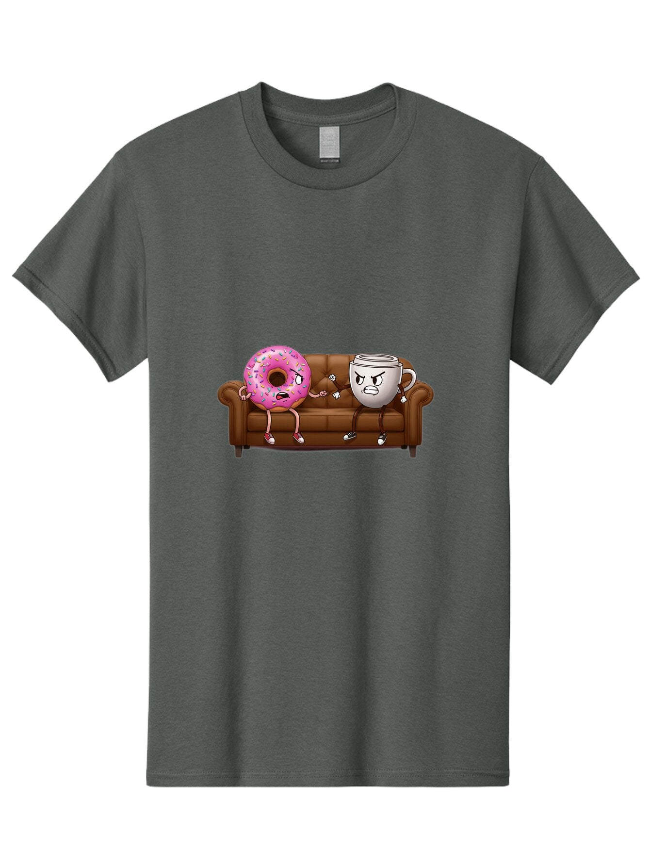 Donut-And-Coffee-Mug-1 Men'S Graphic Tee, 100% Cotton, Comfortable Casual Summer Wear, Machine Washable, Vintage Camera, Old Camera, Antique Camera, Black Camera, Classic Photography, Photography Equipment, Nostalgic Device, Film Camera, Baq724 9