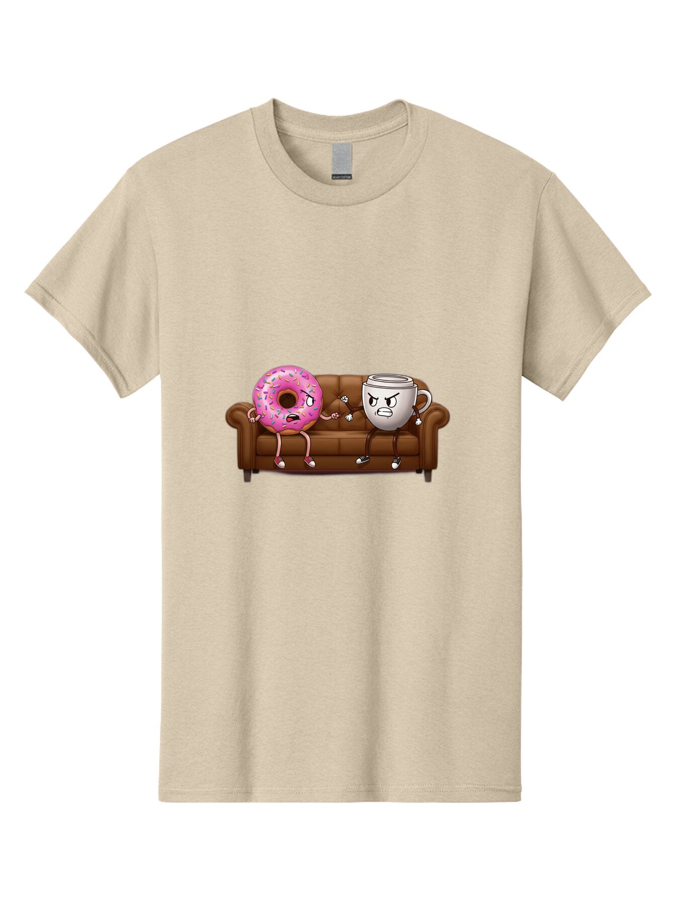Donut-And-Coffee-Mug-1 Men'S Graphic Tee, 100% Cotton, Comfortable Casual Summer Wear, Machine Washable, Vintage Camera, Old Camera, Antique Camera, Black Camera, Classic Photography, Photography Equipment, Nostalgic Device, Film Camera, Baq724 5
