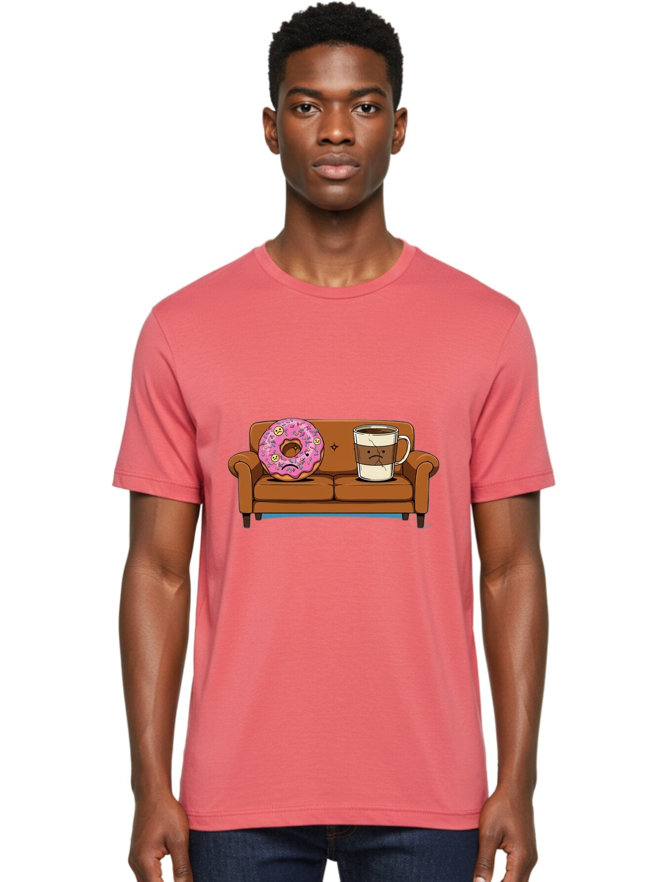 Donut-And-Coffee-Mug Men'S Graphic Tee, 100% Cotton, Comfortable Casual Summer Wear, Machine Washable, Vintage Camera, Old Camera, Antique Camera, Black Camera, Classic Photography, Photography Equipment, Nostalgic Device, Film Camera, Baq725 22