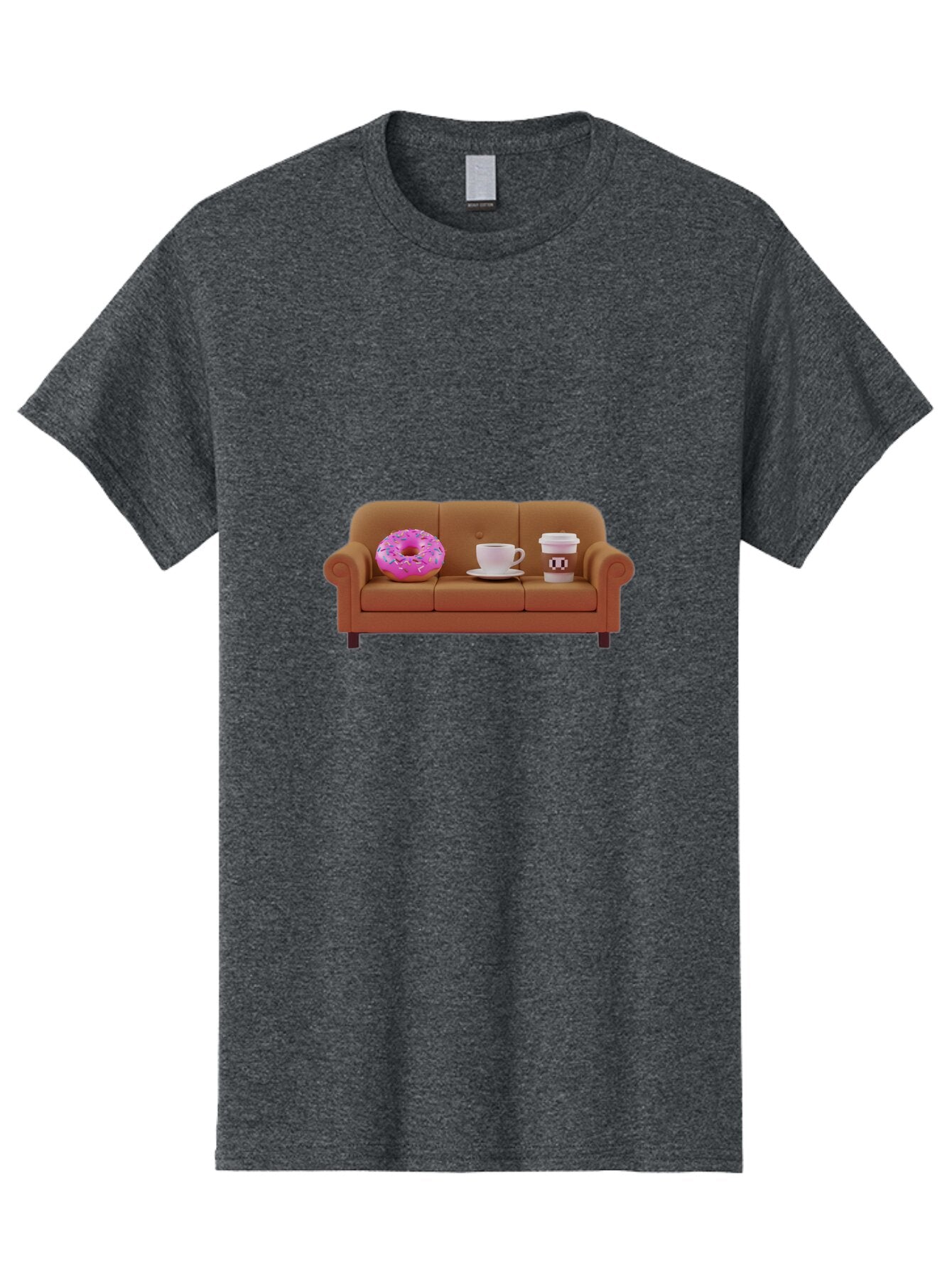 Donut-Coffee-Couch Men'S Graphic Tee, 100% Cotton, Comfortable Casual Summer Wear, Machine Washable, Vintage Camera, Old Camera, Antique Camera, Black Camera, Classic Photography, Photography Equipment, Nostalgic Device, Film Camera, Baq726 6