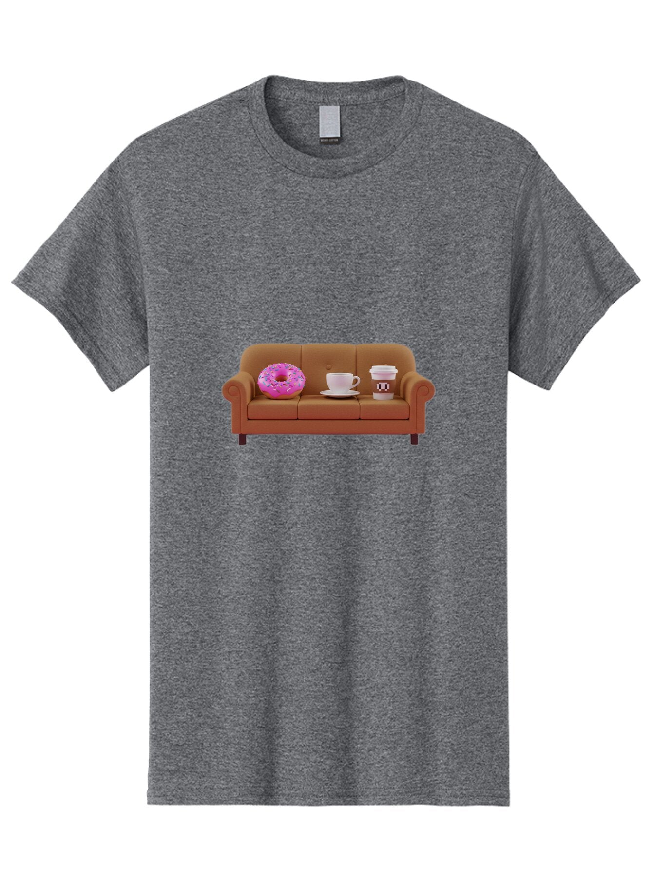 Donut-Coffee-Couch Men'S Graphic Tee, 100% Cotton, Comfortable Casual Summer Wear, Machine Washable, Vintage Camera, Old Camera, Antique Camera, Black Camera, Classic Photography, Photography Equipment, Nostalgic Device, Film Camera, Baq726 11