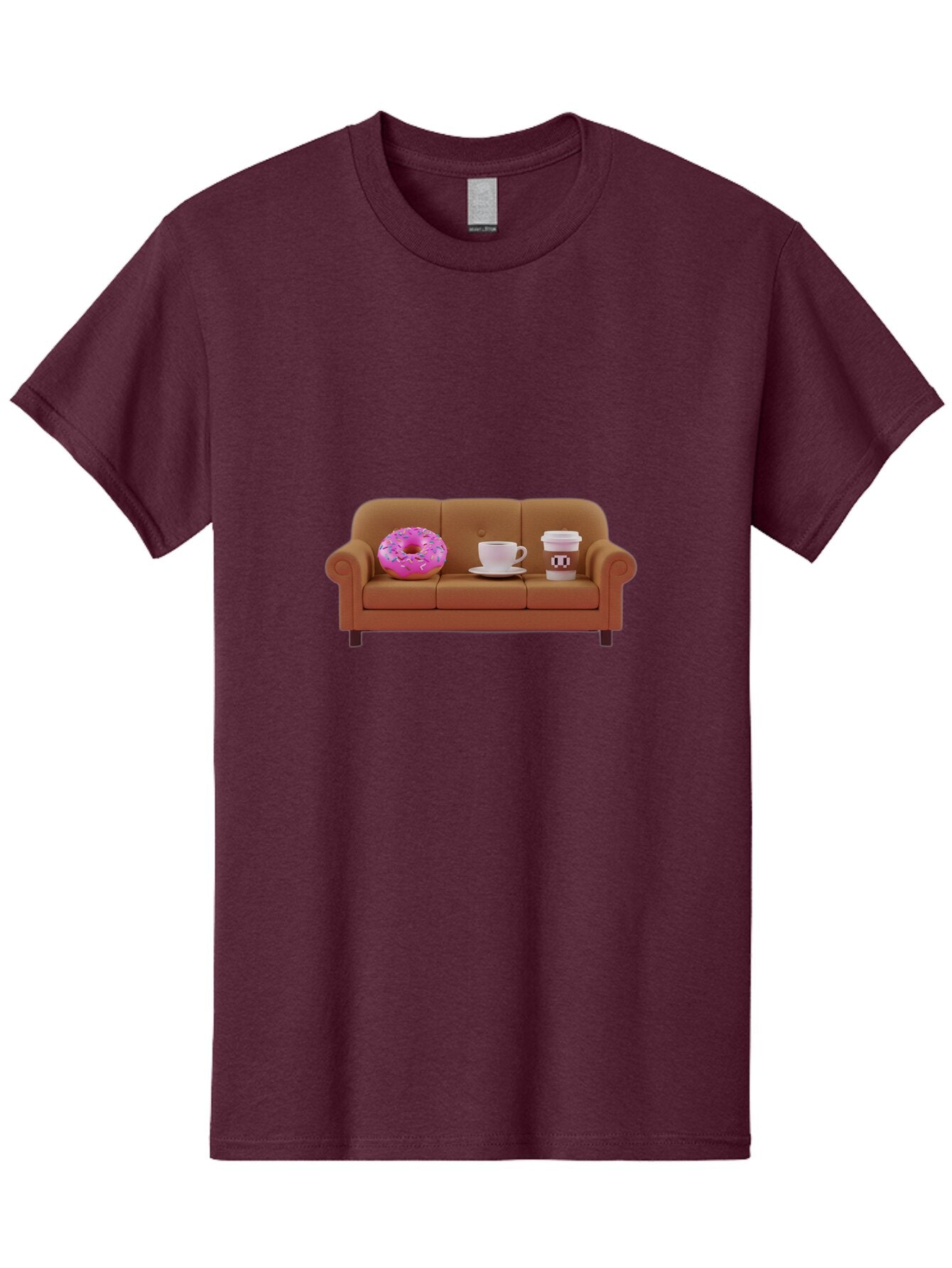 Donut-Coffee-Couch Men'S Graphic Tee, 100% Cotton, Comfortable Casual Summer Wear, Machine Washable, Vintage Camera, Old Camera, Antique Camera, Black Camera, Classic Photography, Photography Equipment, Nostalgic Device, Film Camera, Baq726 9