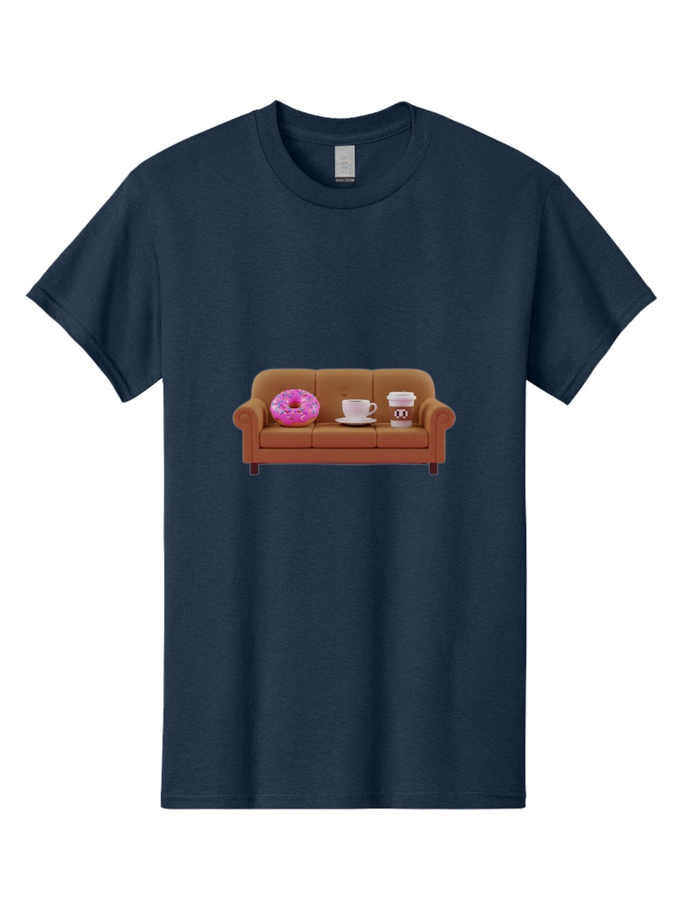 Donut-Coffee-Couch Men'S Graphic Tee, 100% Cotton, Comfortable Casual Summer Wear, Machine Washable, Vintage Camera, Old Camera, Antique Camera, Black Camera, Classic Photography, Photography Equipment, Nostalgic Device, Film Camera, Baq726 5