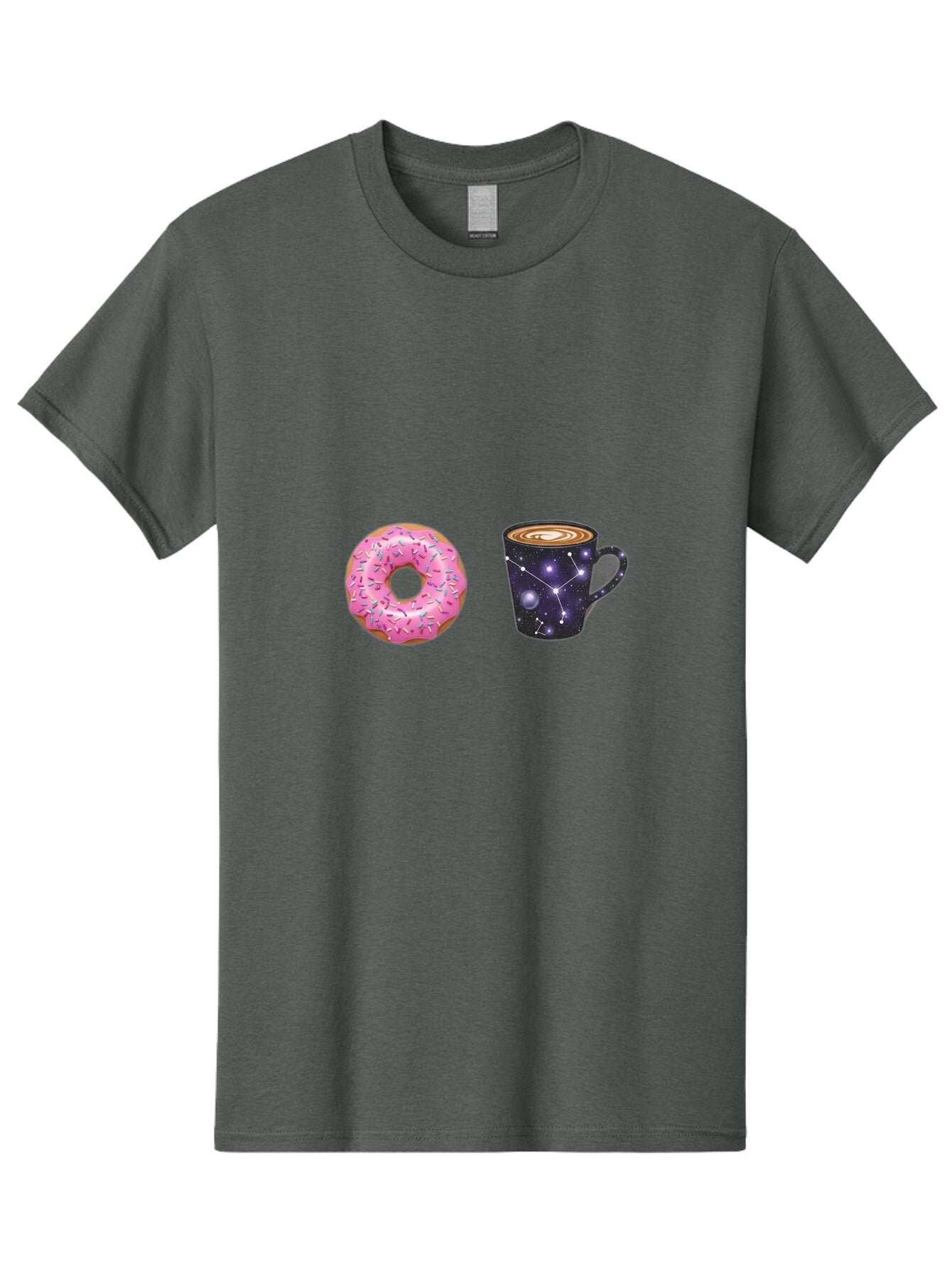 Donut-Coffee Men'S Graphic Tee, 100% Cotton, Comfortable Casual Summer Wear, Machine Washable, Vintage Camera, Old Camera, Antique Camera, Black Camera, Classic Photography, Photography Equipment, Nostalgic Device, Film Camera, Camera Art Baq727 14