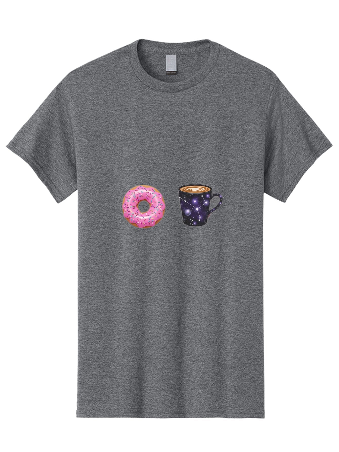 Donut-Coffee Men'S Graphic Tee, 100% Cotton, Comfortable Casual Summer Wear, Machine Washable, Vintage Camera, Old Camera, Antique Camera, Black Camera, Classic Photography, Photography Equipment, Nostalgic Device, Film Camera, Camera Art Baq727 13