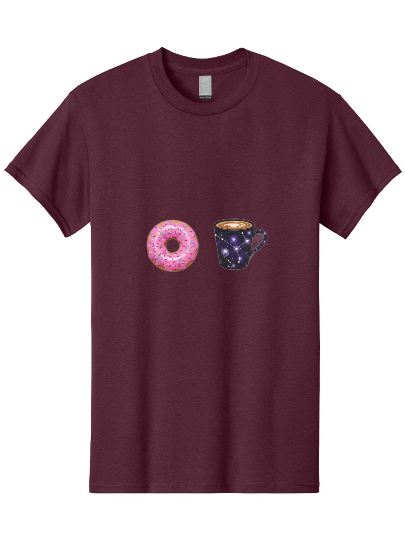 Donut-Coffee Men'S Graphic Tee, 100% Cotton, Comfortable Casual Summer Wear, Machine Washable, Vintage Camera, Old Camera, Antique Camera, Black Camera, Classic Photography, Photography Equipment, Nostalgic Device, Film Camera, Camera Art Baq727 10