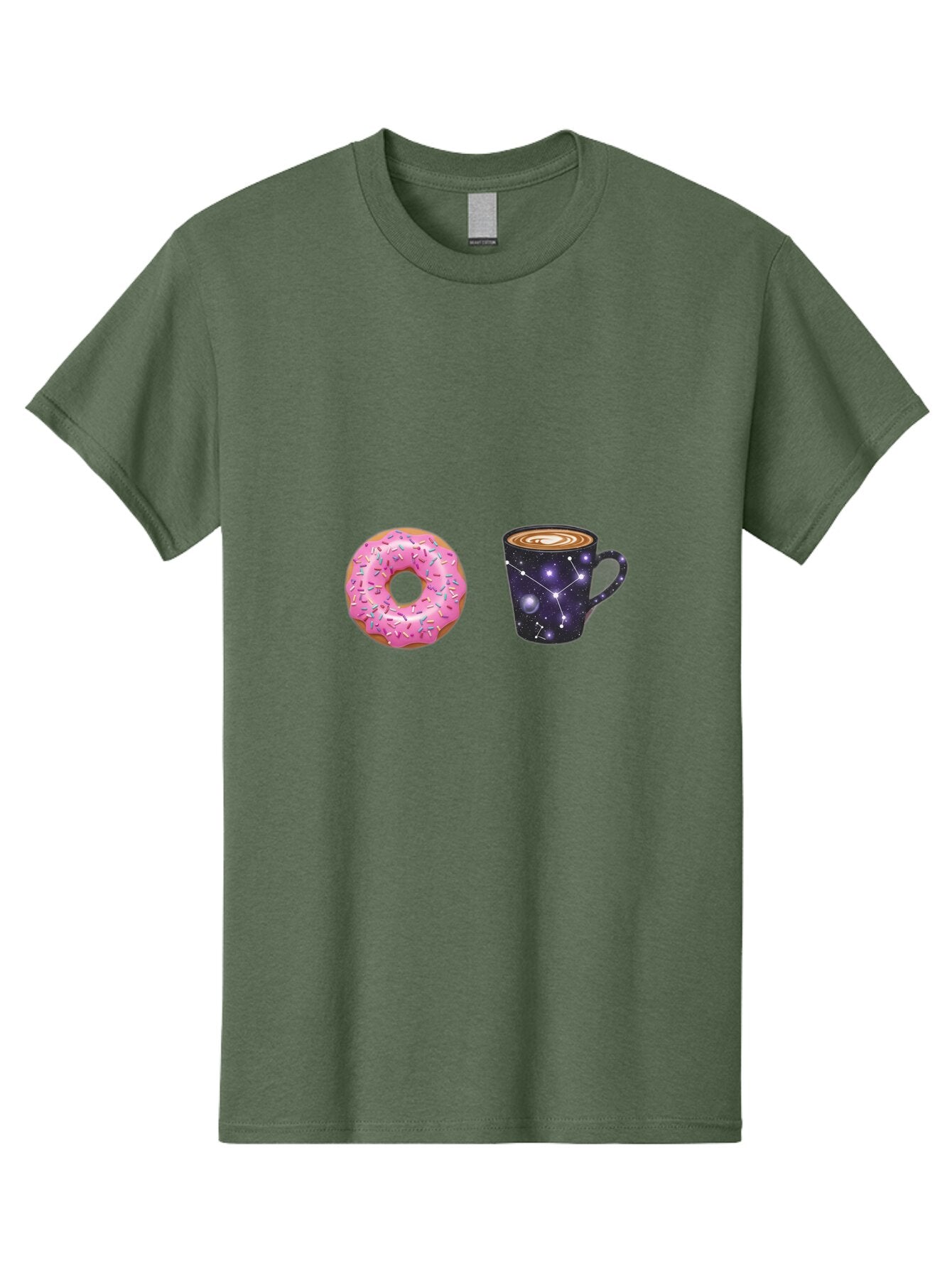 Donut-Coffee Men'S Graphic Tee, 100% Cotton, Comfortable Casual Summer Wear, Machine Washable, Vintage Camera, Old Camera, Antique Camera, Black Camera, Classic Photography, Photography Equipment, Nostalgic Device, Film Camera, Camera Art Baq727 8