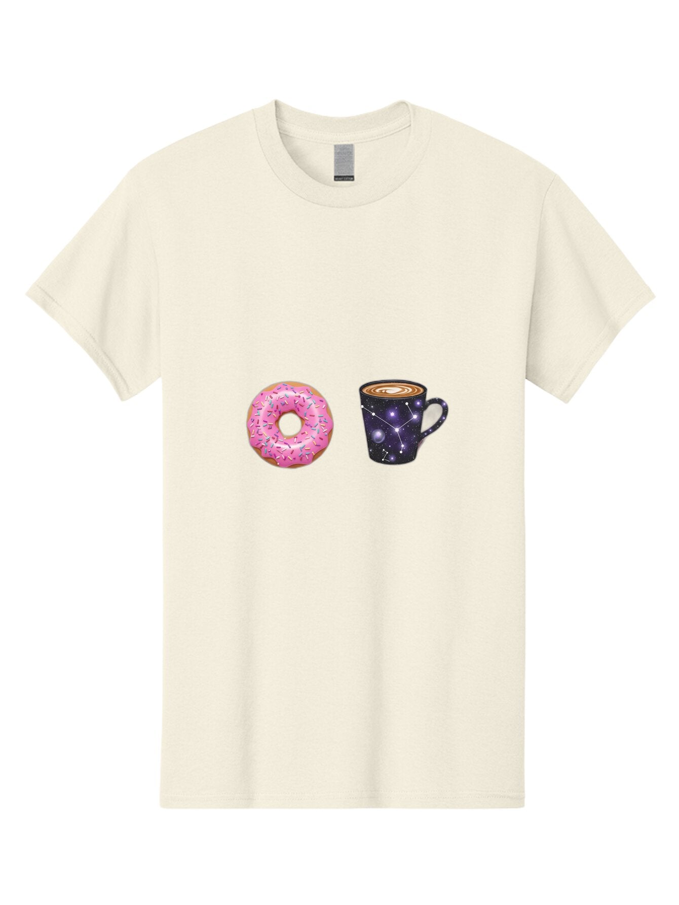 Donut-Coffee Men'S Graphic Tee, 100% Cotton, Comfortable Casual Summer Wear, Machine Washable, Vintage Camera, Old Camera, Antique Camera, Black Camera, Classic Photography, Photography Equipment, Nostalgic Device, Film Camera, Camera Art Baq727 4