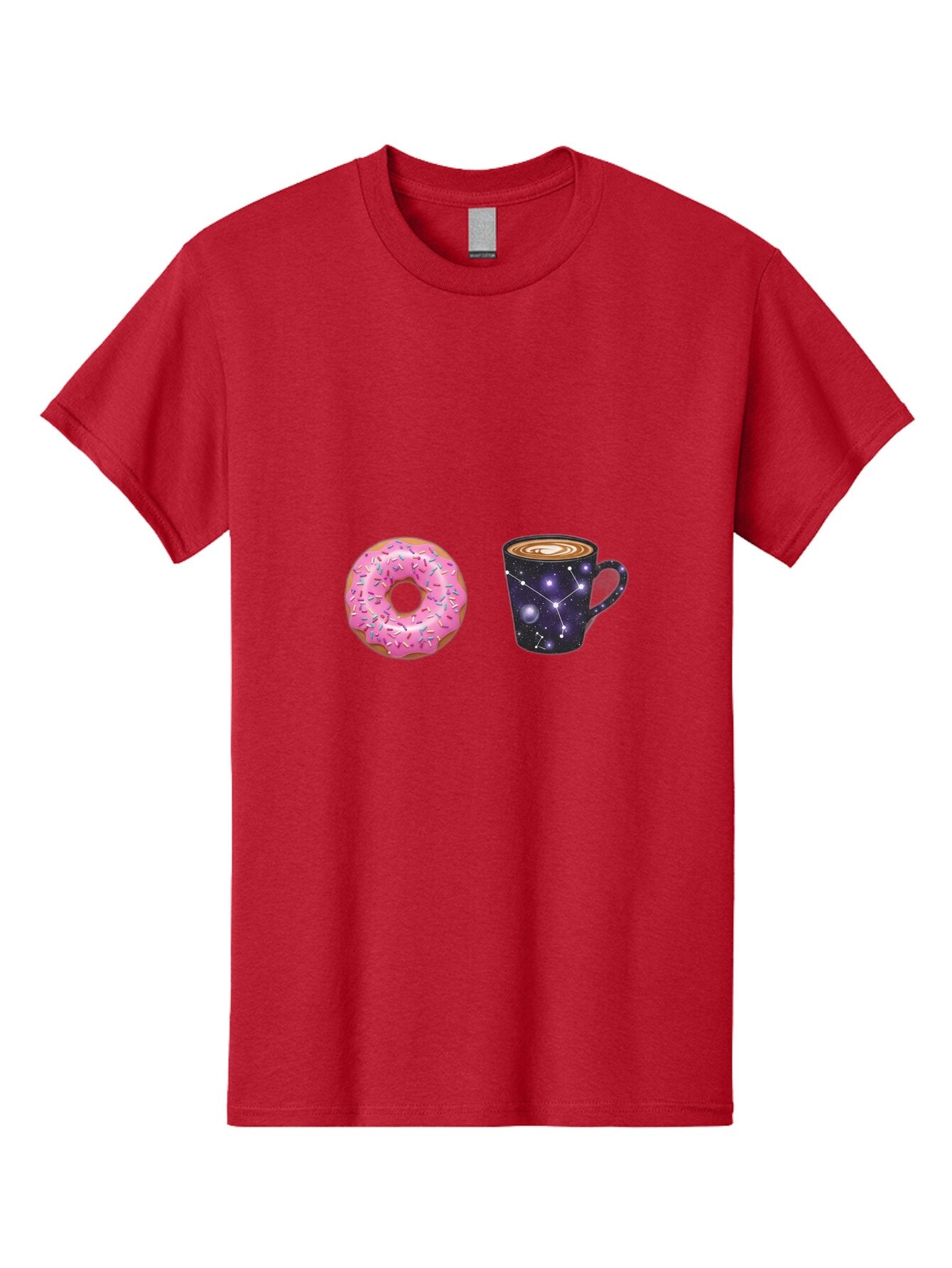 Donut-Coffee Men'S Graphic Tee, 100% Cotton, Comfortable Casual Summer Wear, Machine Washable, Vintage Camera, Old Camera, Antique Camera, Black Camera, Classic Photography, Photography Equipment, Nostalgic Device, Film Camera, Camera Art Baq727 7