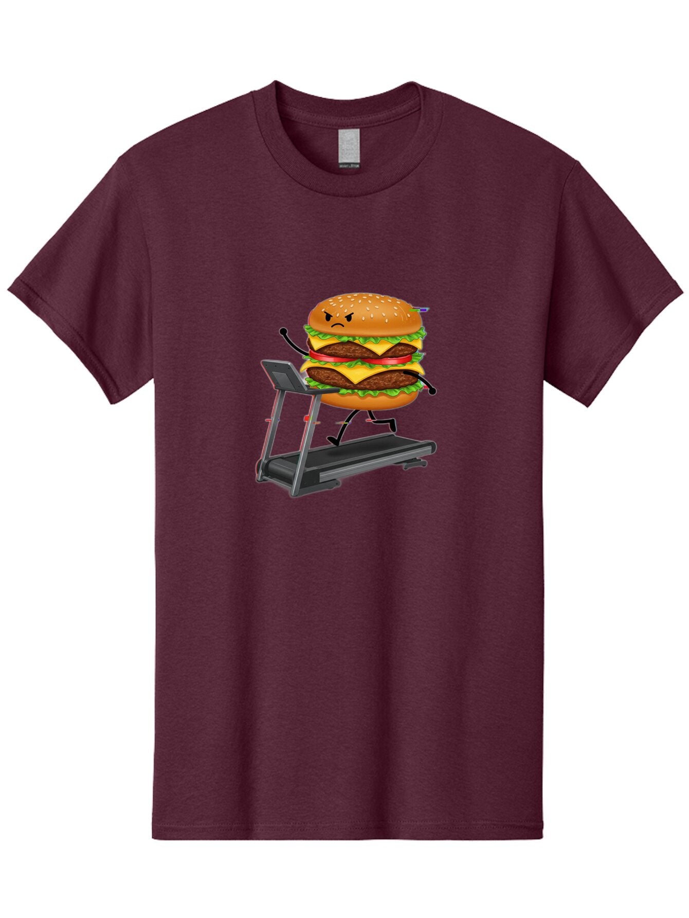 Double-Cheeseburger-Running-On-Treadmill Men'S Graphic Tee, 100% Cotton, Comfortable Casual Summer Wear, Machine Washable, Vintage Camera, Old Camera, Antique Camera, Black Camera, Classic Photography, Photography Equipment, Nostalgic Device, Baq729 13