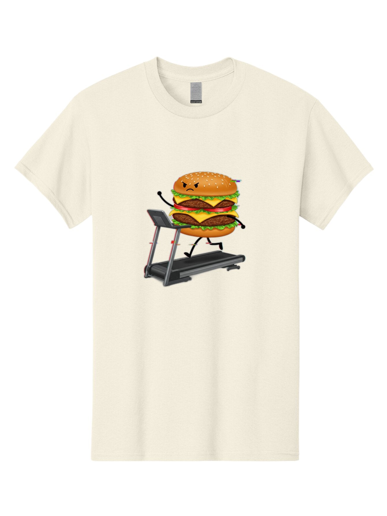 Double-Cheeseburger-Running-On-Treadmill Men'S Graphic Tee, 100% Cotton, Comfortable Casual Summer Wear, Machine Washable, Vintage Camera, Old Camera, Antique Camera, Black Camera, Classic Photography, Photography Equipment, Nostalgic Device, Baq729 4