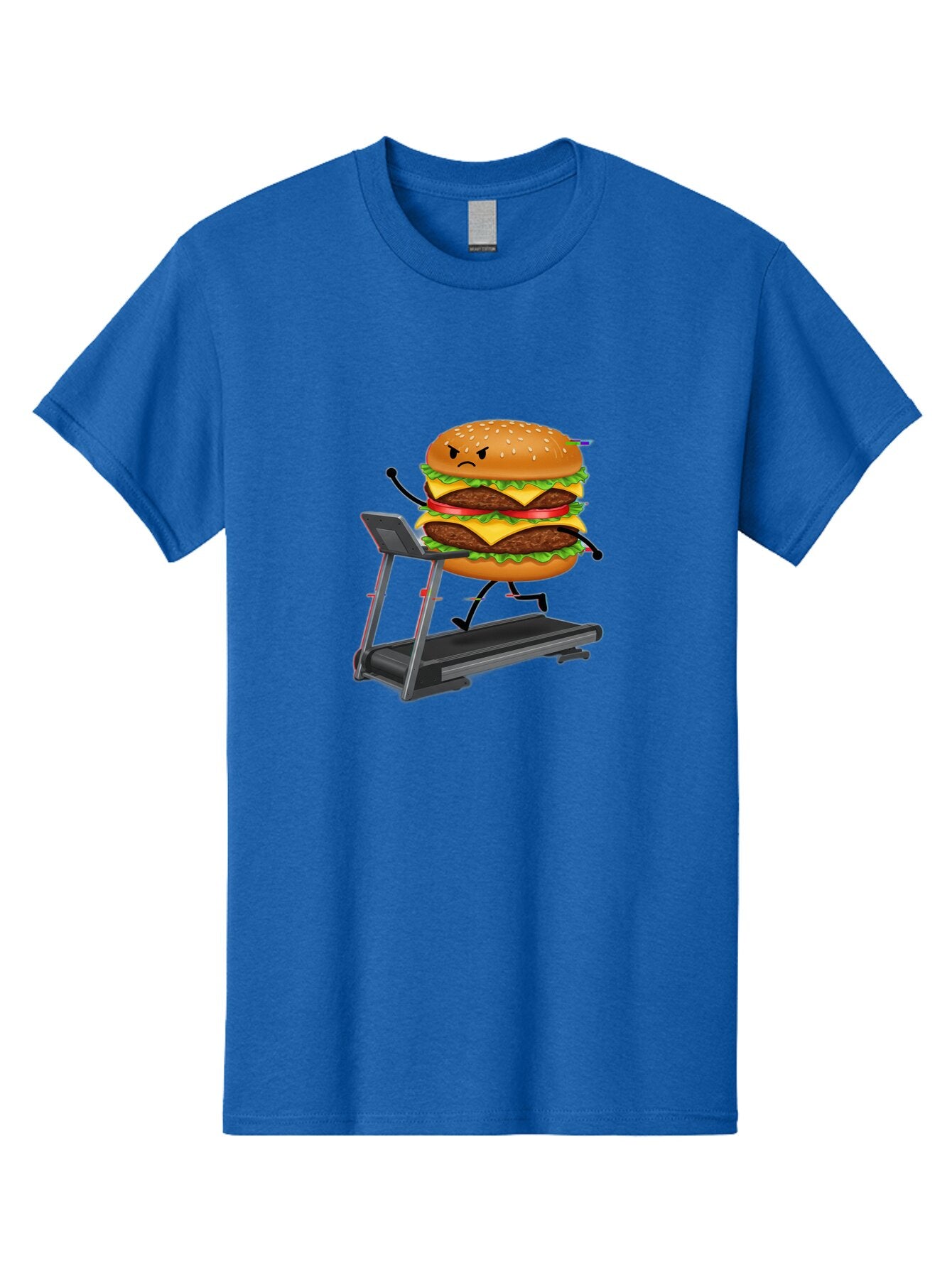 Double-Cheeseburger-Running-On-Treadmill Men'S Graphic Tee, 100% Cotton, Comfortable Casual Summer Wear, Machine Washable, Vintage Camera, Old Camera, Antique Camera, Black Camera, Classic Photography, Photography Equipment, Nostalgic Device, Baq729 6