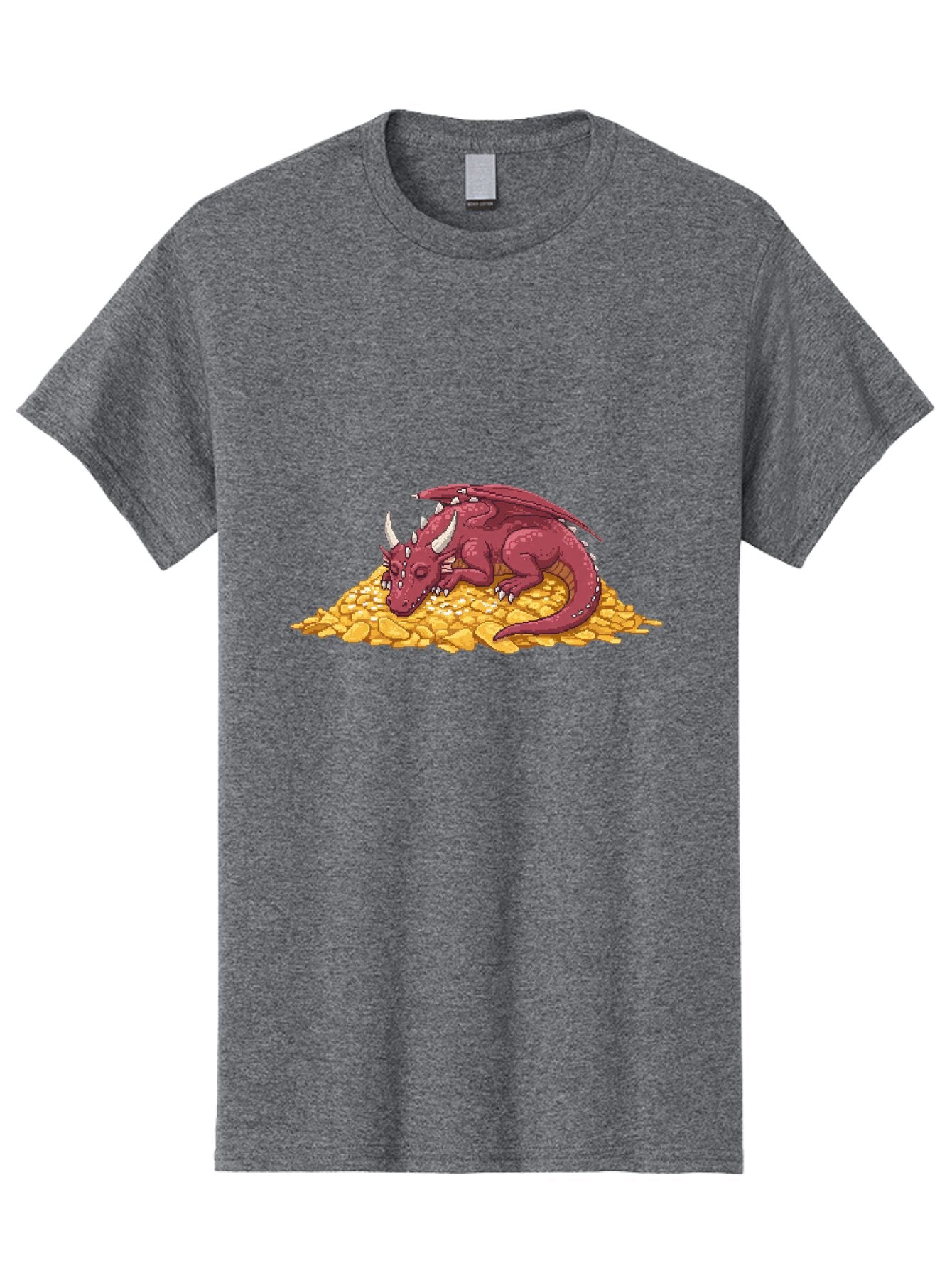 Dragon-Sleeping-On-Gold-Coins Men'S Graphic Tee, 100% Cotton, Comfortable Casual Summer Wear, Machine Washable, Vintage Camera, Old Camera, Antique Camera, Black Camera, Classic Photography, Photography Equipment, Nostalgic Device, Baq735 13