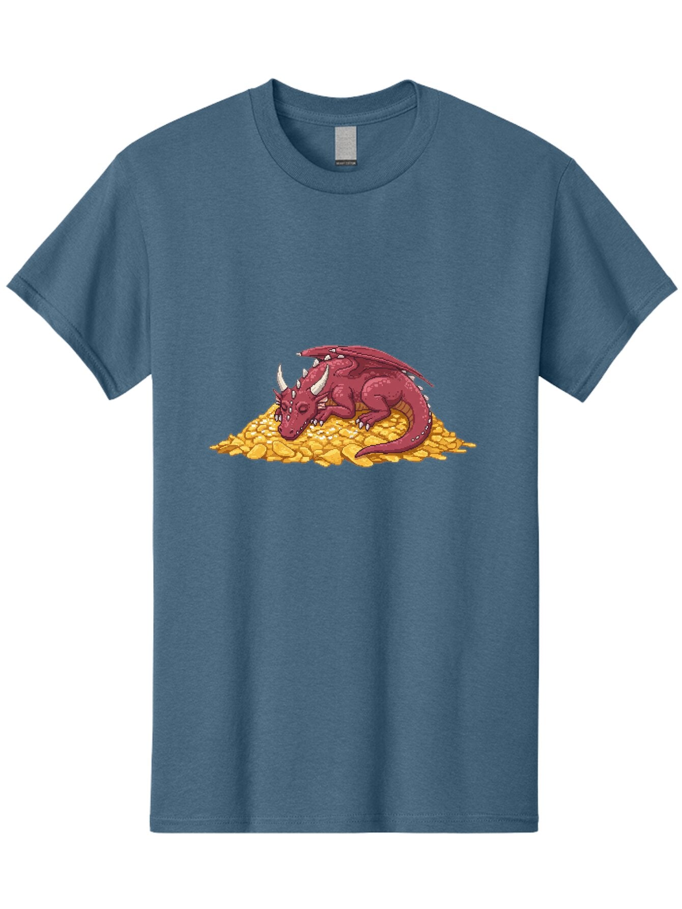 Dragon-Sleeping-On-Gold-Coins Men'S Graphic Tee, 100% Cotton, Comfortable Casual Summer Wear, Machine Washable, Vintage Camera, Old Camera, Antique Camera, Black Camera, Classic Photography, Photography Equipment, Nostalgic Device, Baq735 11