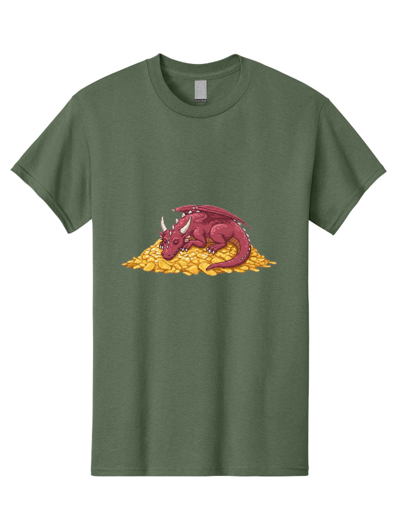 Dragon-Sleeping-On-Gold-Coins Men'S Graphic Tee, 100% Cotton, Comfortable Casual Summer Wear, Machine Washable, Vintage Camera, Old Camera, Antique Camera, Black Camera, Classic Photography, Photography Equipment, Nostalgic Device, Baq735 1