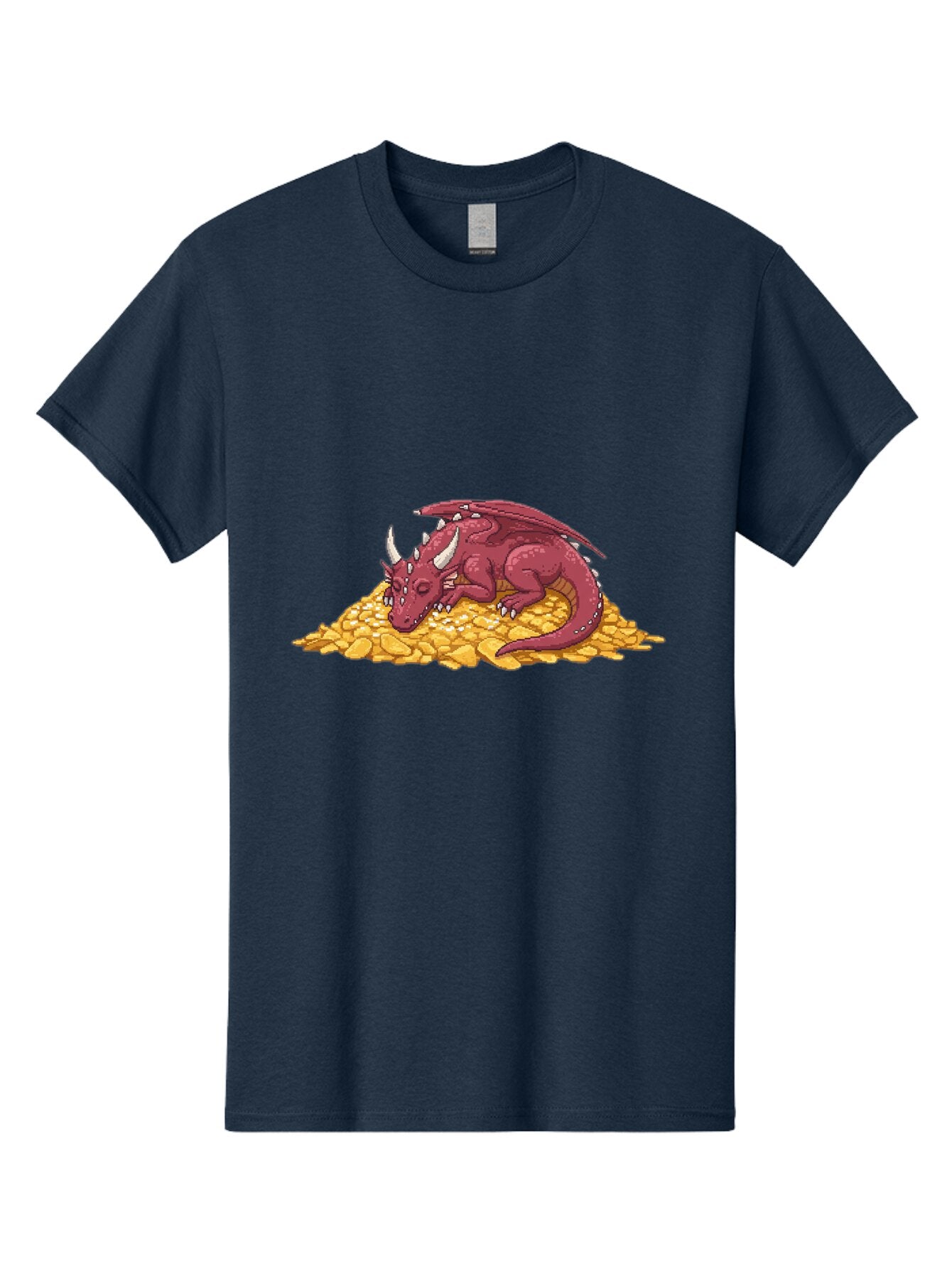Dragon-Sleeping-On-Gold-Coins Men'S Graphic Tee, 100% Cotton, Comfortable Casual Summer Wear, Machine Washable, Vintage Camera, Old Camera, Antique Camera, Black Camera, Classic Photography, Photography Equipment, Nostalgic Device, Baq735 5