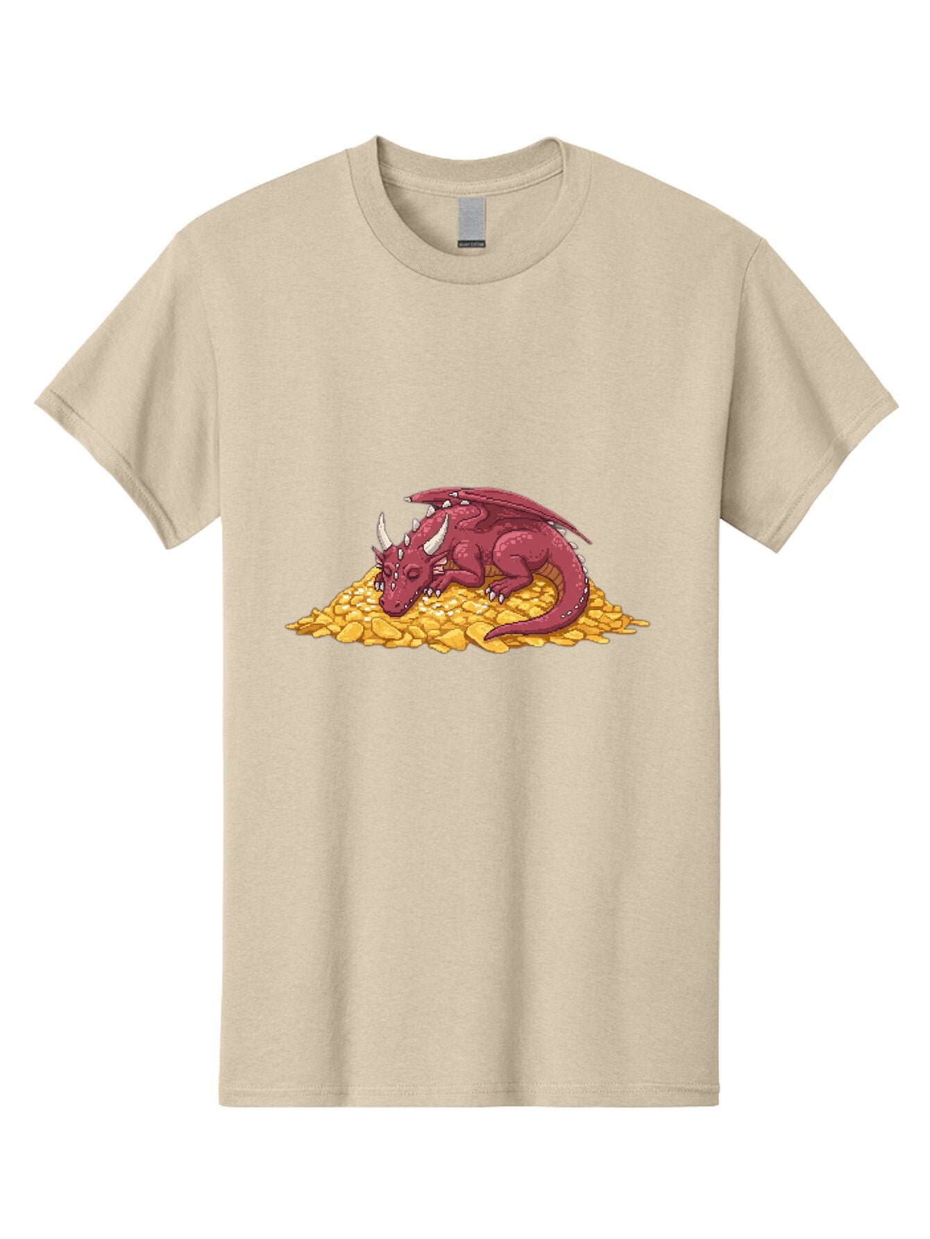 Dragon-Sleeping-On-Gold-Coins Men'S Graphic Tee, 100% Cotton, Comfortable Casual Summer Wear, Machine Washable, Vintage Camera, Old Camera, Antique Camera, Black Camera, Classic Photography, Photography Equipment, Nostalgic Device, Baq735 9