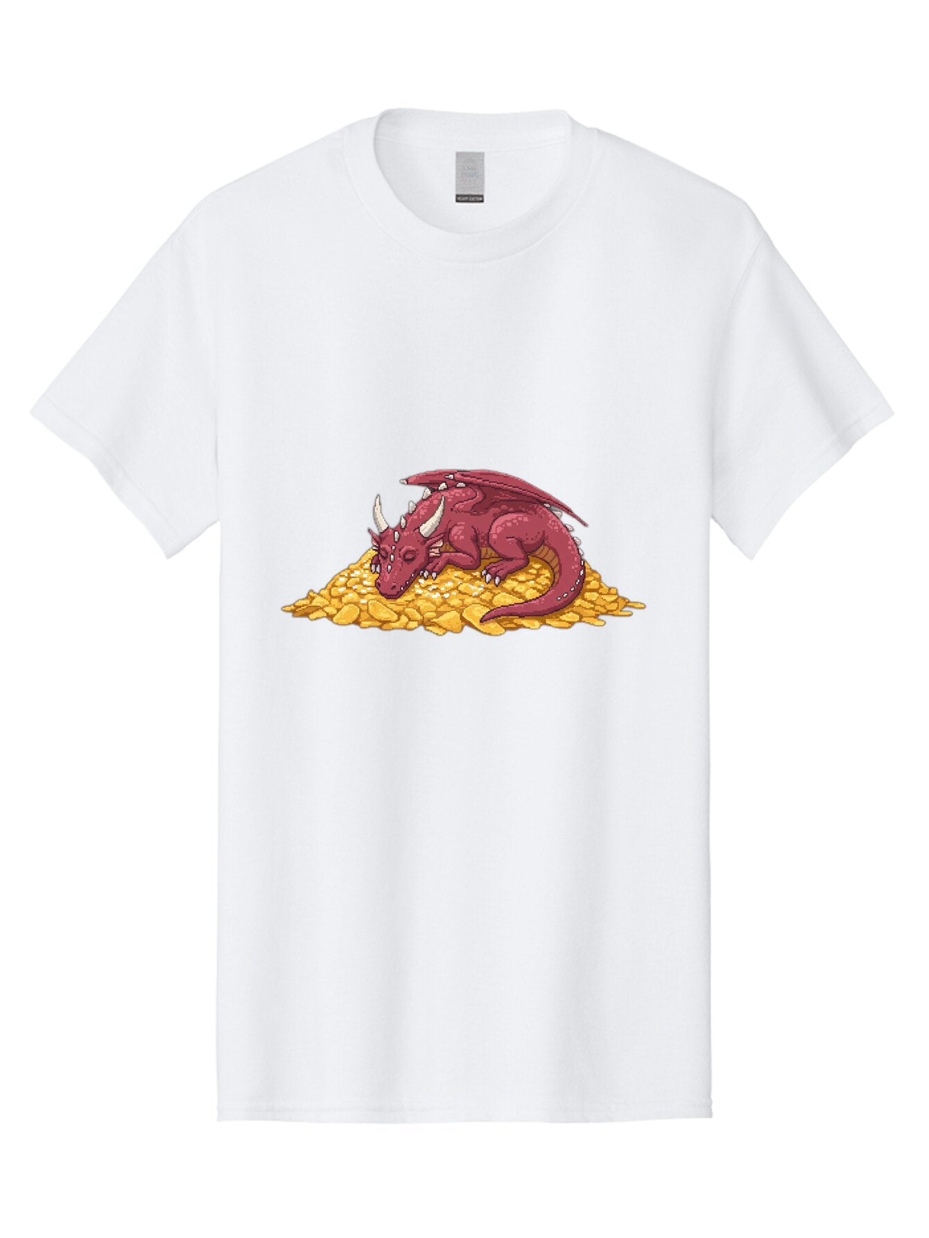 Dragon-Sleeping-On-Gold-Coins Men'S Graphic Tee, 100% Cotton, Comfortable Casual Summer Wear, Machine Washable, Vintage Camera, Old Camera, Antique Camera, Black Camera, Classic Photography, Photography Equipment, Nostalgic Device, Baq735 4