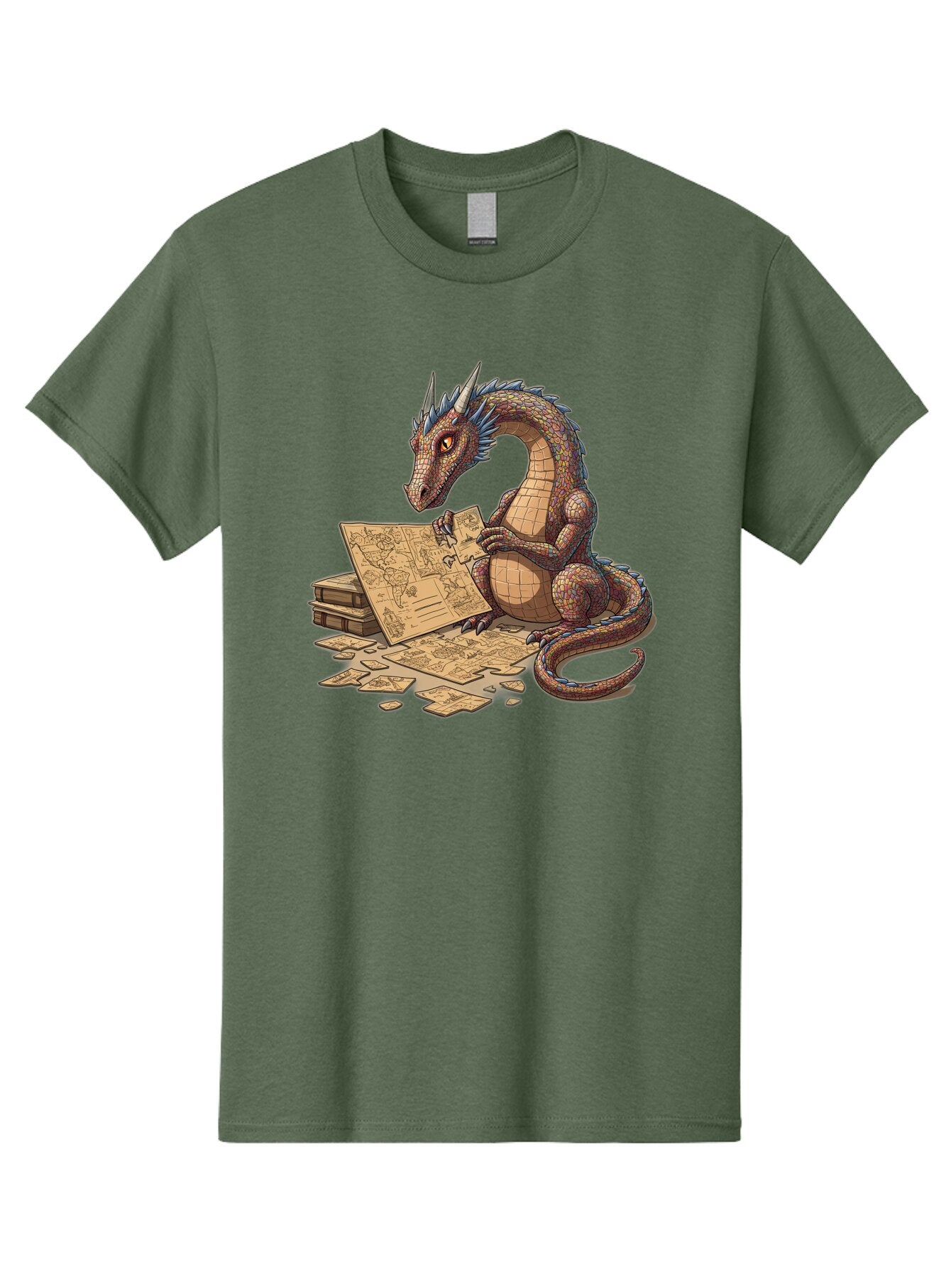 Dragon-Studying-Maps Men'S Graphic Tee, 100% Cotton, Comfortable Casual Summer Wear, Machine Washable, Vintage Camera, Old Camera, Antique Camera, Black Camera, Classic Photography, Photography Equipment, Nostalgic Device, Film Camera, Baq736 7