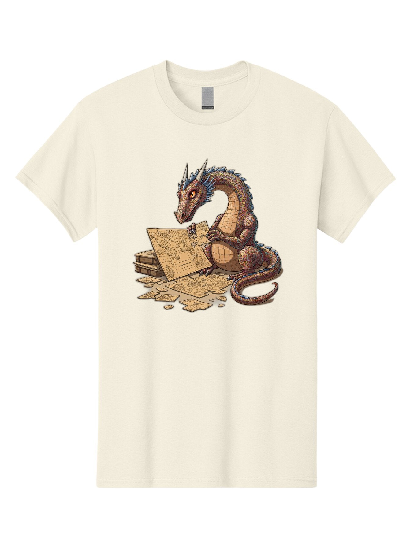 Dragon-Studying-Maps Men'S Graphic Tee, 100% Cotton, Comfortable Casual Summer Wear, Machine Washable, Vintage Camera, Old Camera, Antique Camera, Black Camera, Classic Photography, Photography Equipment, Nostalgic Device, Film Camera, Baq736 12