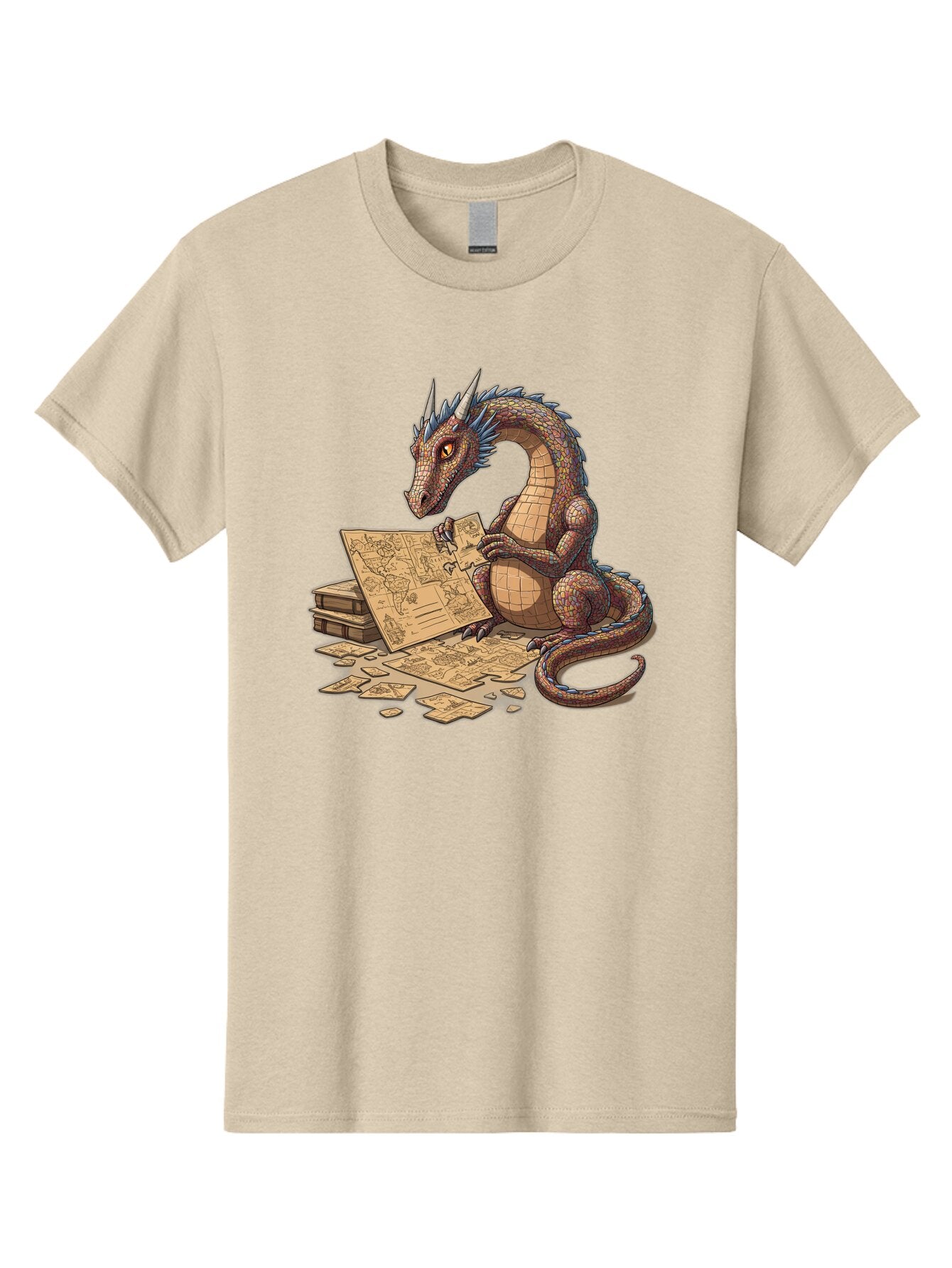 Dragon-Studying-Maps Men'S Graphic Tee, 100% Cotton, Comfortable Casual Summer Wear, Machine Washable, Vintage Camera, Old Camera, Antique Camera, Black Camera, Classic Photography, Photography Equipment, Nostalgic Device, Film Camera, Baq736 5
