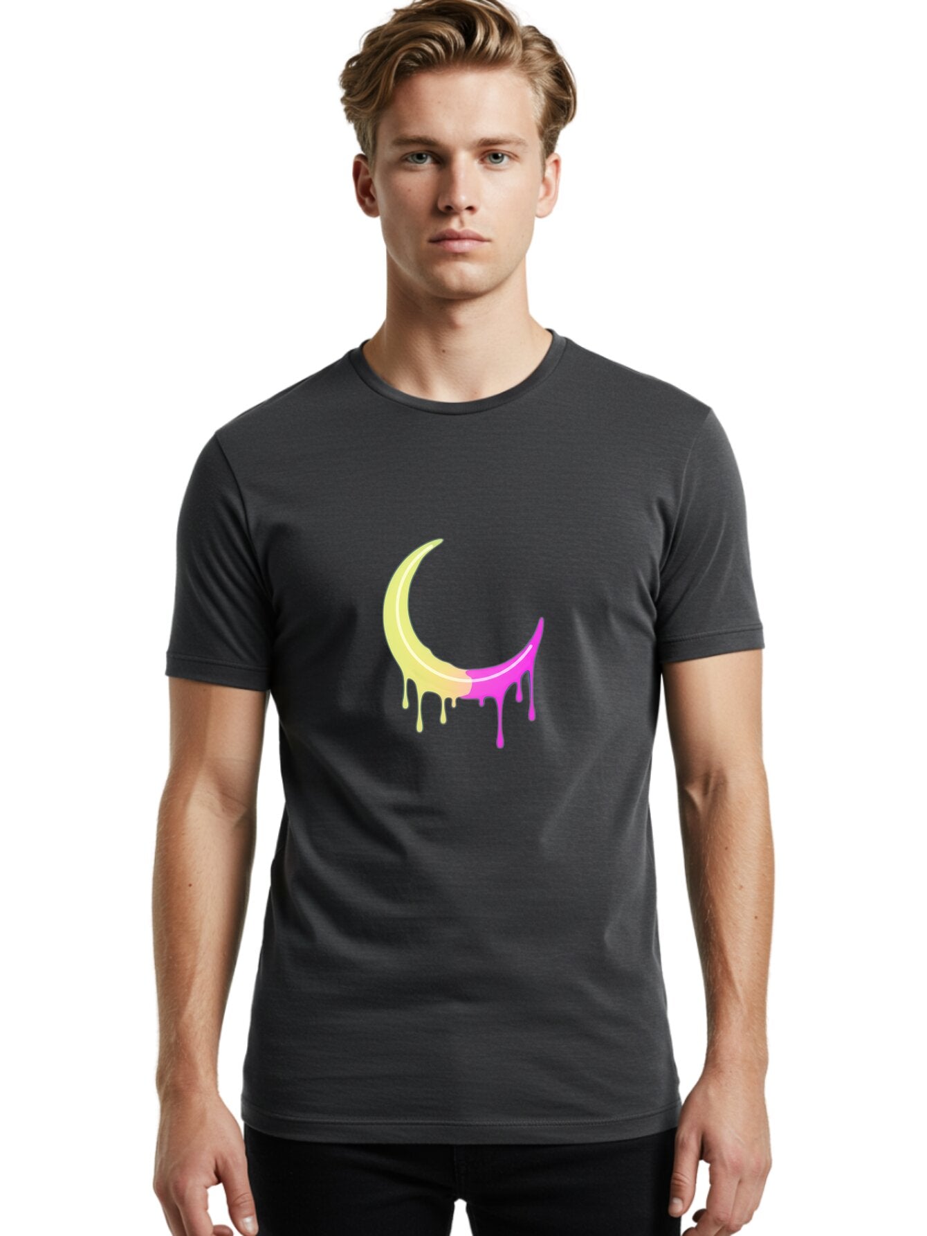 Drip-Moon Men'S Graphic Tee, 100% Cotton, Comfortable Casual Summer Wear, Machine Washable, Vintage Camera, Old Camera, Antique Camera, Black Camera, Classic Photography, Photography Equipment, Nostalgic Device, Film Camera, Camera Art Baq740 17