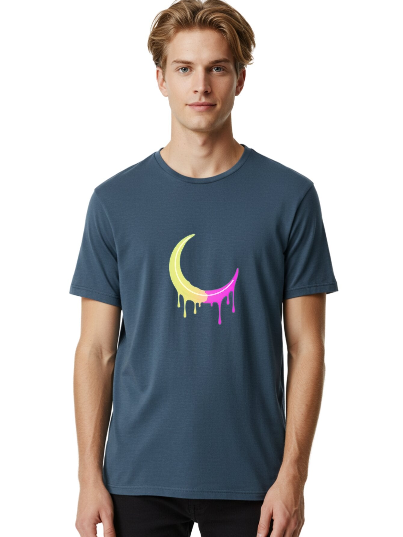 Drip-Moon Men'S Graphic Tee, 100% Cotton, Comfortable Casual Summer Wear, Machine Washable, Vintage Camera, Old Camera, Antique Camera, Black Camera, Classic Photography, Photography Equipment, Nostalgic Device, Film Camera, Camera Art Baq740 25