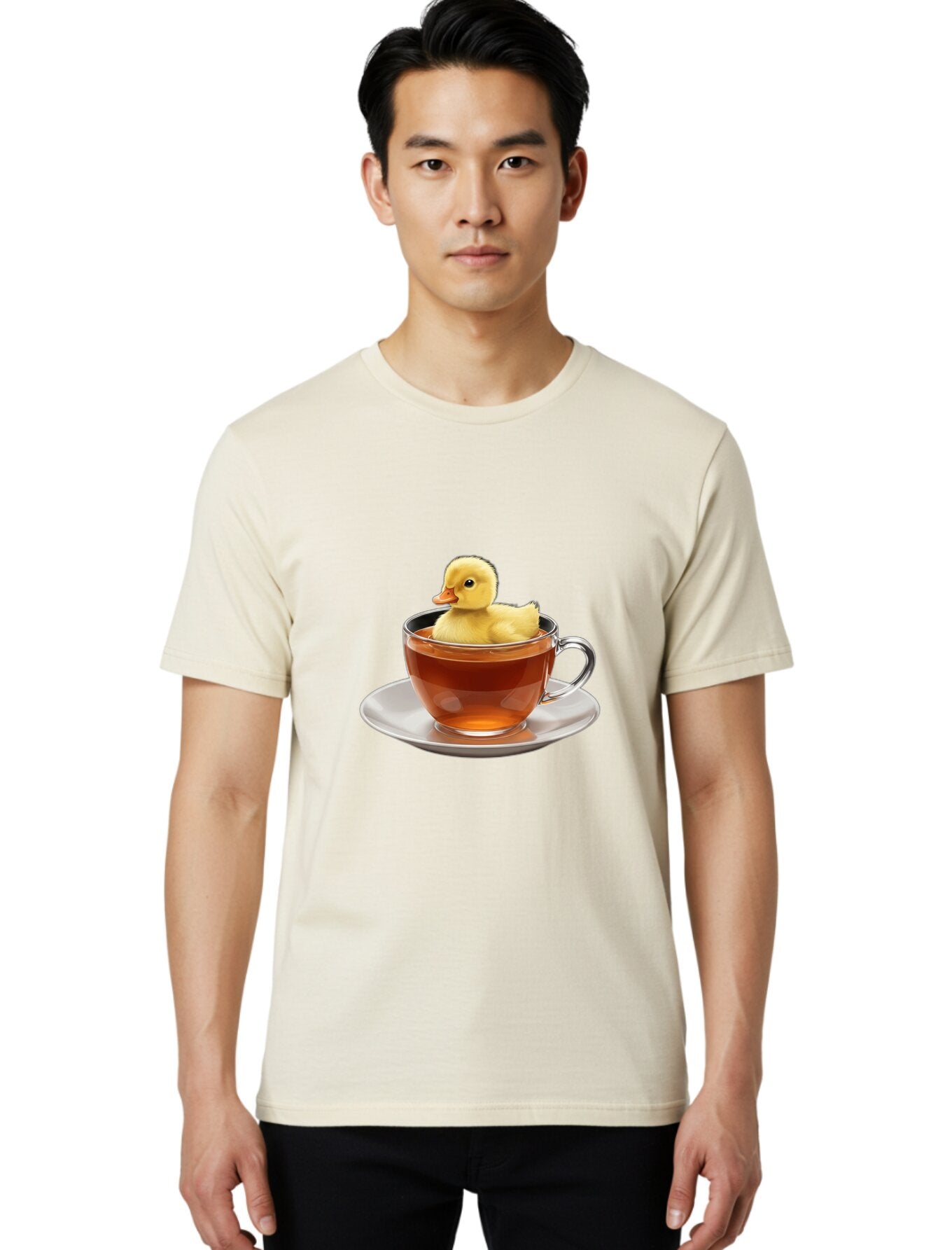 Duck-In-Cup-Of-Tea Men'S Graphic Tee, 100% Cotton, Comfortable Casual Summer Wear, Machine Washable, Vintage Camera, Old Camera, Antique Camera, Black Camera, Classic Photography, Photography Equipment, Nostalgic Device, Film Camera, Baq745 26