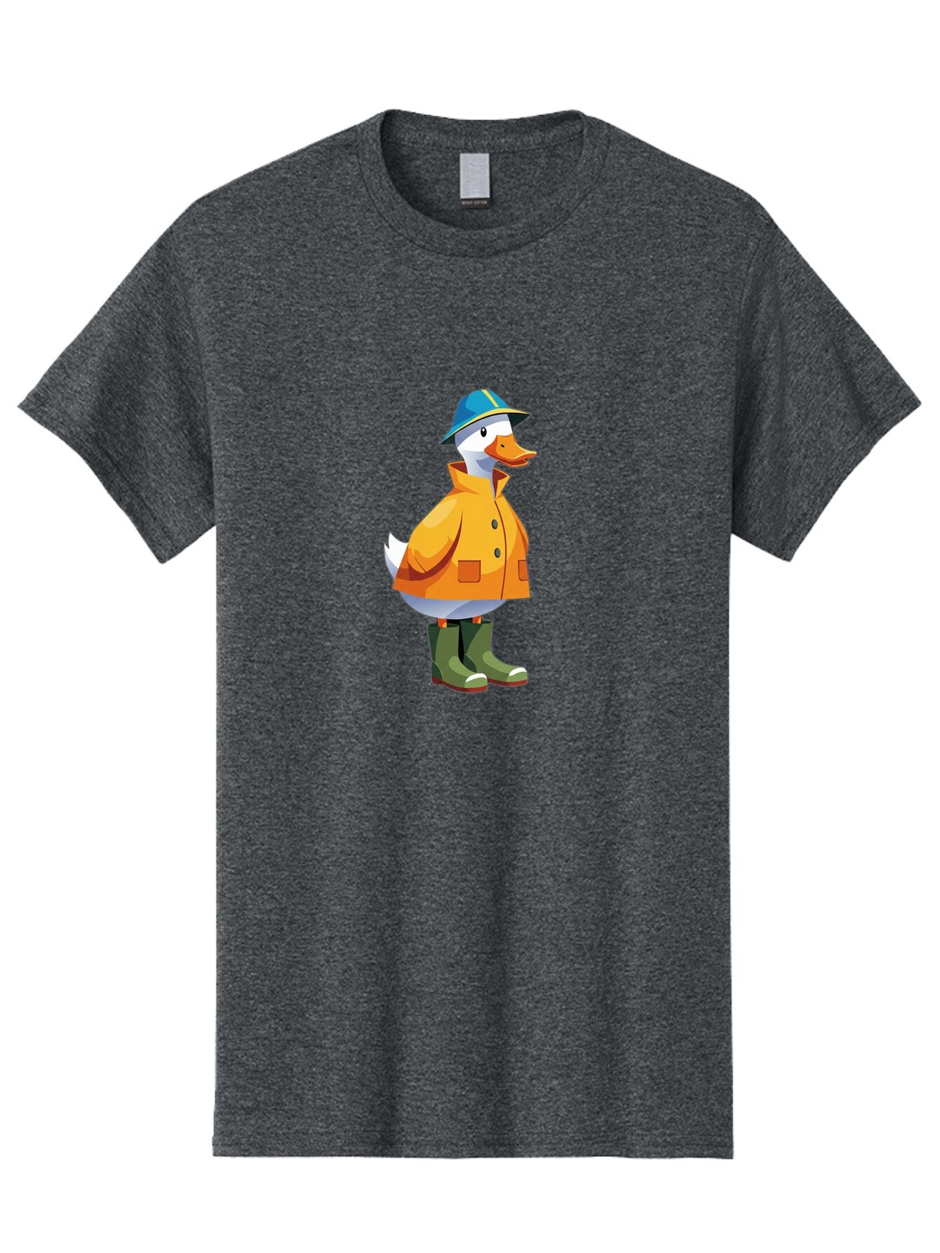 Duck-In-Hat-And-Coat Men'S Graphic Tee, 100% Cotton, Comfortable Casual Summer Wear, Machine Washable, Vintage Camera, Old Camera, Antique Camera, Black Camera, Classic Photography, Photography Equipment, Nostalgic Device, Film Camera, Baq748 4