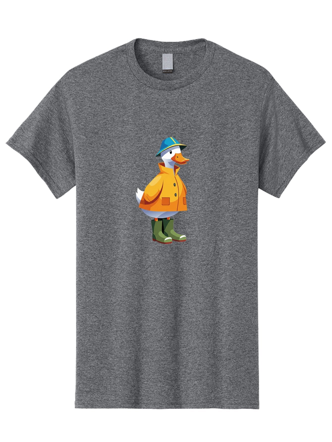 Duck-In-Hat-And-Coat Men'S Graphic Tee, 100% Cotton, Comfortable Casual Summer Wear, Machine Washable, Vintage Camera, Old Camera, Antique Camera, Black Camera, Classic Photography, Photography Equipment, Nostalgic Device, Film Camera, Baq748 14