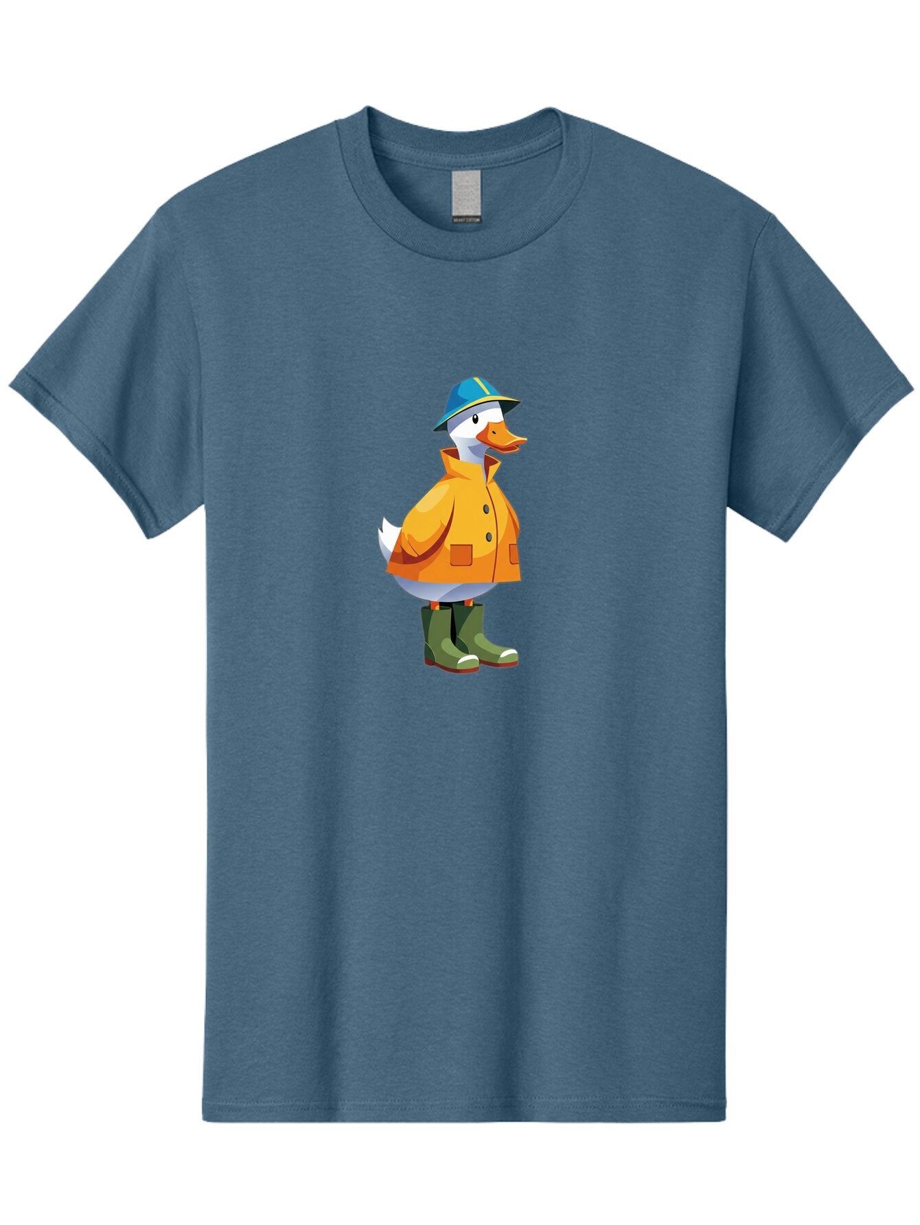 Duck-In-Hat-And-Coat Men'S Graphic Tee, 100% Cotton, Comfortable Casual Summer Wear, Machine Washable, Vintage Camera, Old Camera, Antique Camera, Black Camera, Classic Photography, Photography Equipment, Nostalgic Device, Film Camera, Baq748 1