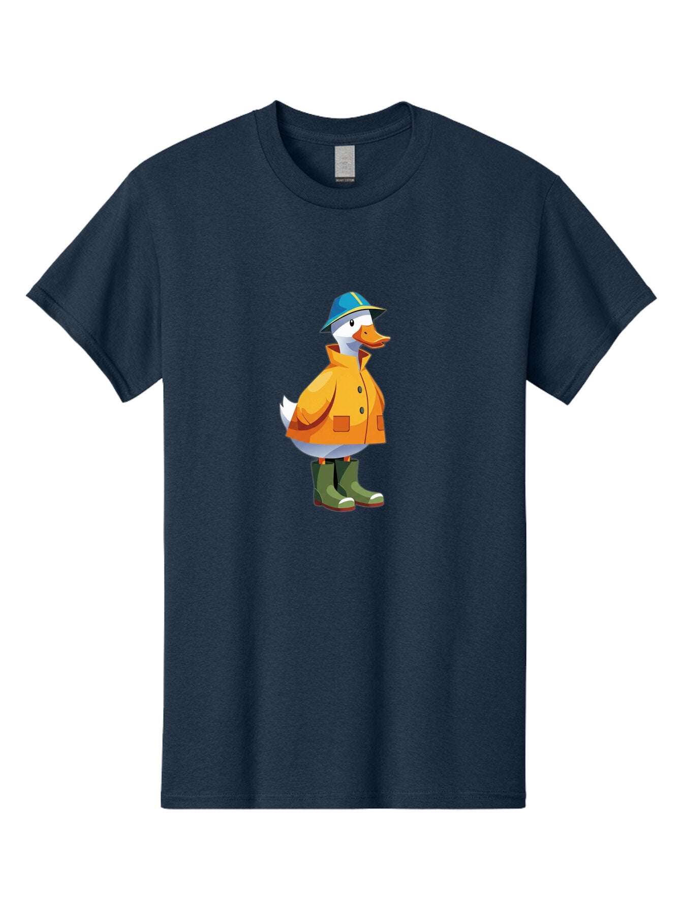 Duck-In-Hat-And-Coat Men'S Graphic Tee, 100% Cotton, Comfortable Casual Summer Wear, Machine Washable, Vintage Camera, Old Camera, Antique Camera, Black Camera, Classic Photography, Photography Equipment, Nostalgic Device, Film Camera, Baq748 8
