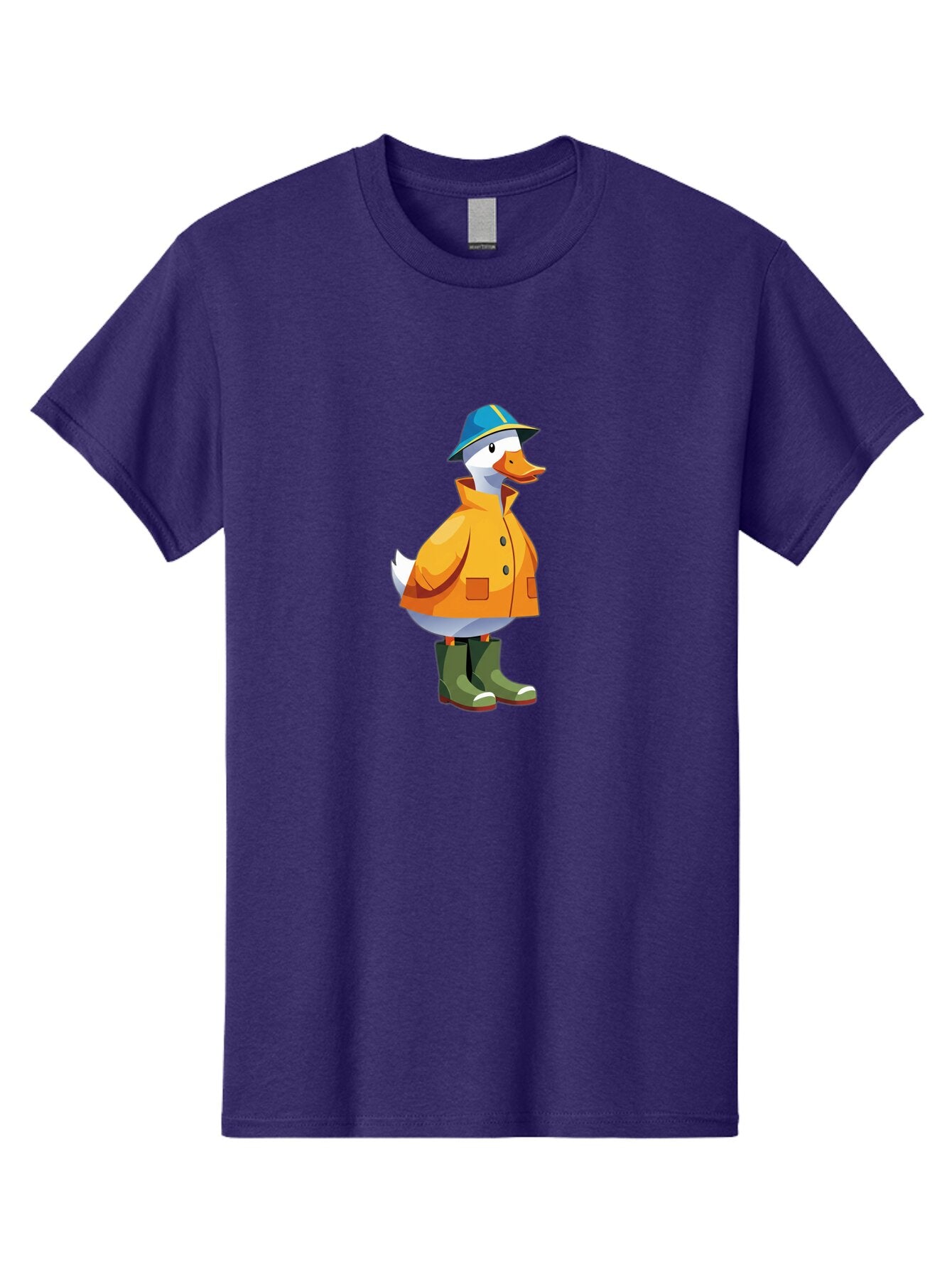 Duck-In-Hat-And-Coat Men'S Graphic Tee, 100% Cotton, Comfortable Casual Summer Wear, Machine Washable, Vintage Camera, Old Camera, Antique Camera, Black Camera, Classic Photography, Photography Equipment, Nostalgic Device, Film Camera, Baq748 2