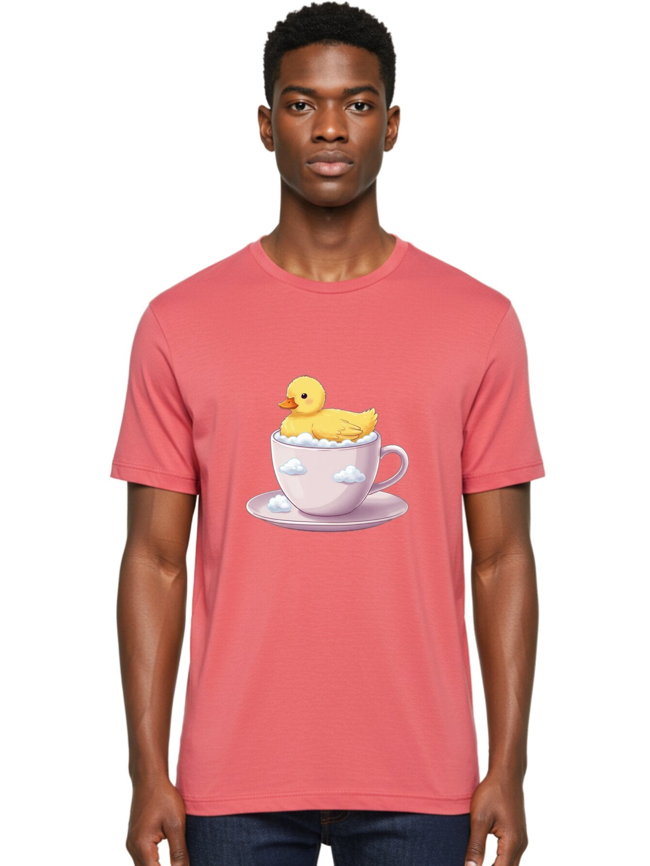 Duck-In-Tea-Cup-1 Men'S Graphic Tee, 100% Cotton, Comfortable Casual Summer Wear, Machine Washable, Vintage Camera, Old Camera, Antique Camera, Black Camera, Classic Photography, Photography Equipment, Nostalgic Device, Film Camera, Camera Art Baq751 21