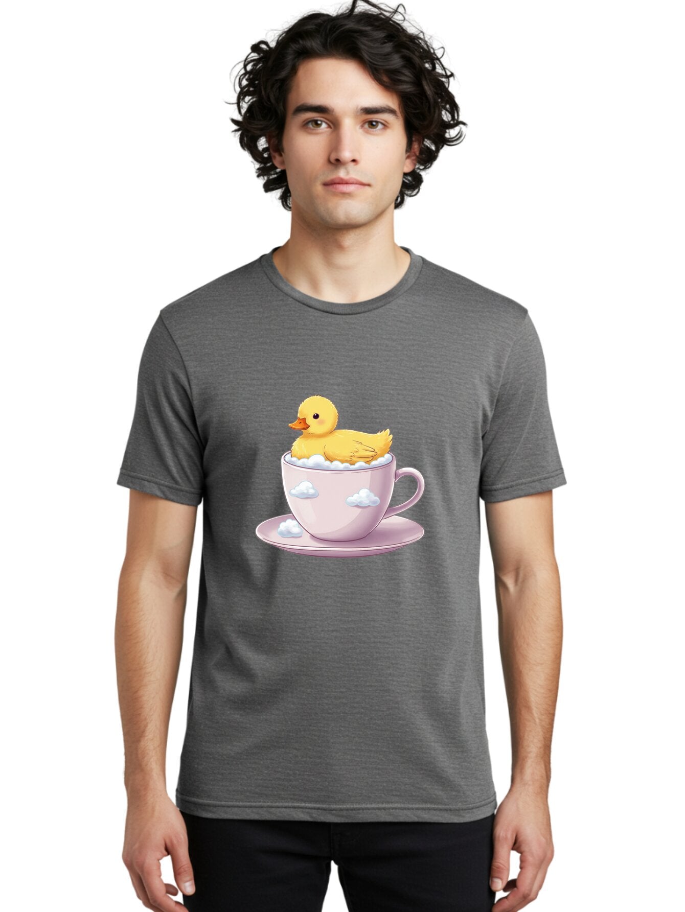 Duck-In-Tea-Cup-1 Men'S Graphic Tee, 100% Cotton, Comfortable Casual Summer Wear, Machine Washable, Vintage Camera, Old Camera, Antique Camera, Black Camera, Classic Photography, Photography Equipment, Nostalgic Device, Film Camera, Camera Art Baq751 23